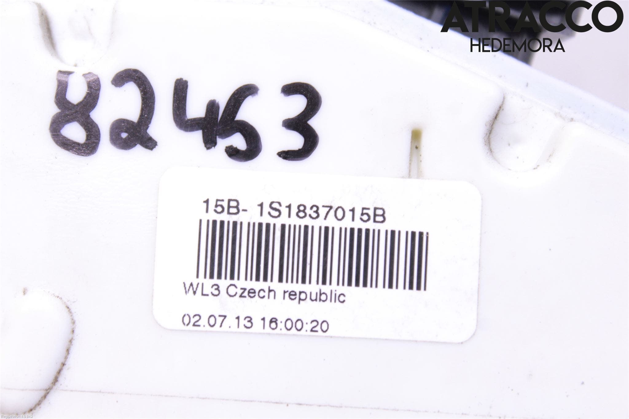 Skoda SUPERB 09-15 Låskista-Dörrlås