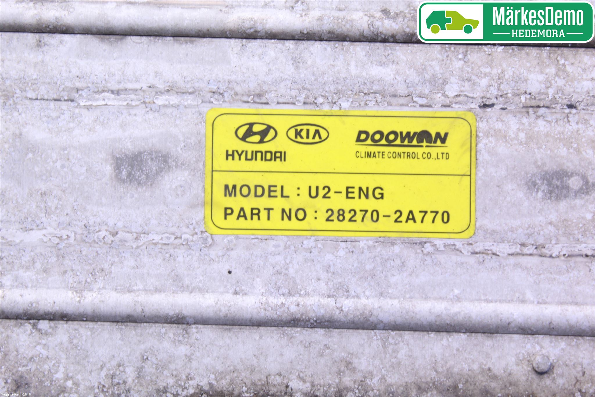 Kia CEED 12-18 Laddluft-Intercooler Kyl