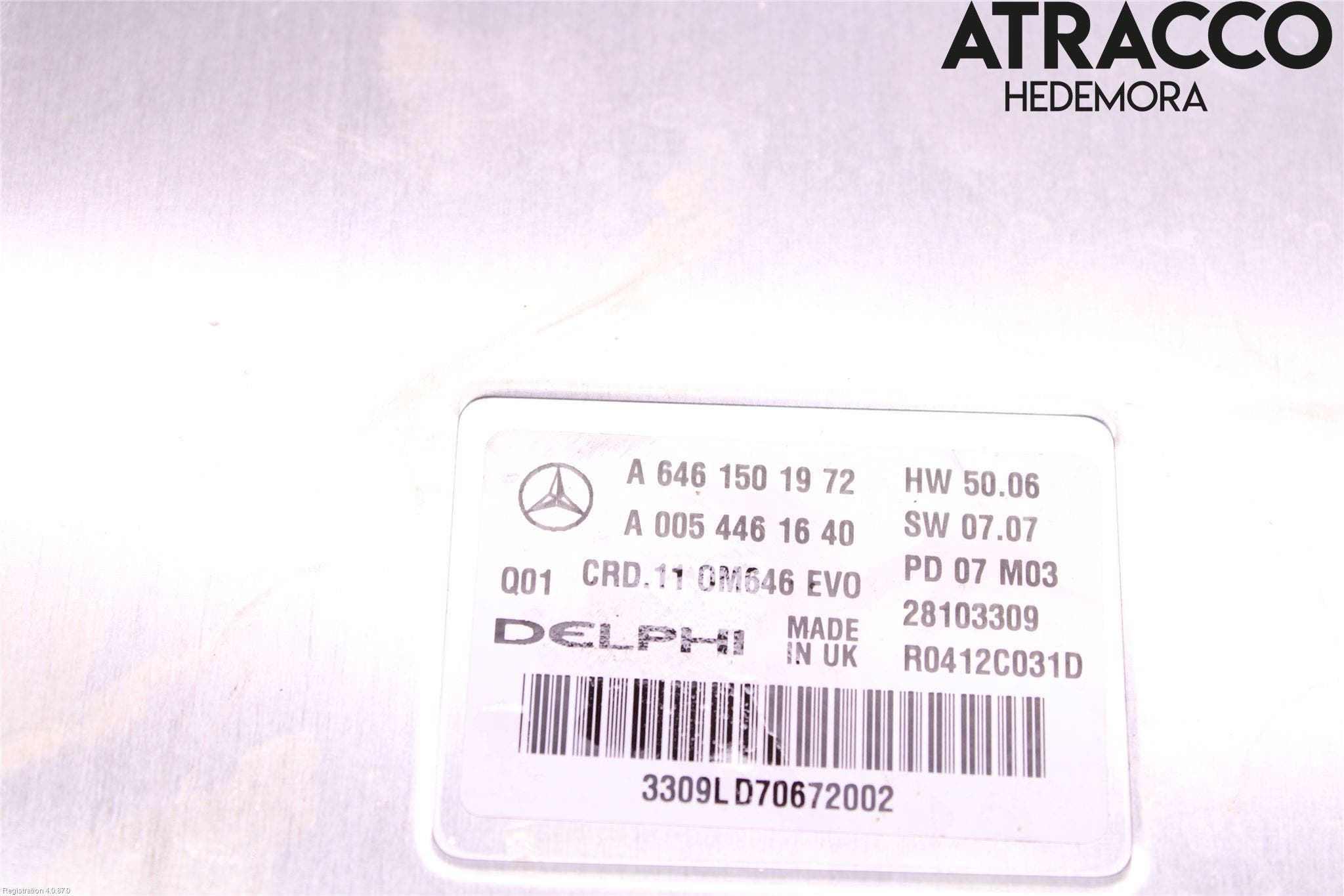 Mercedes-Benz MB C-KLASS (W204) 07-15 Styrenhet Inspump Diesel