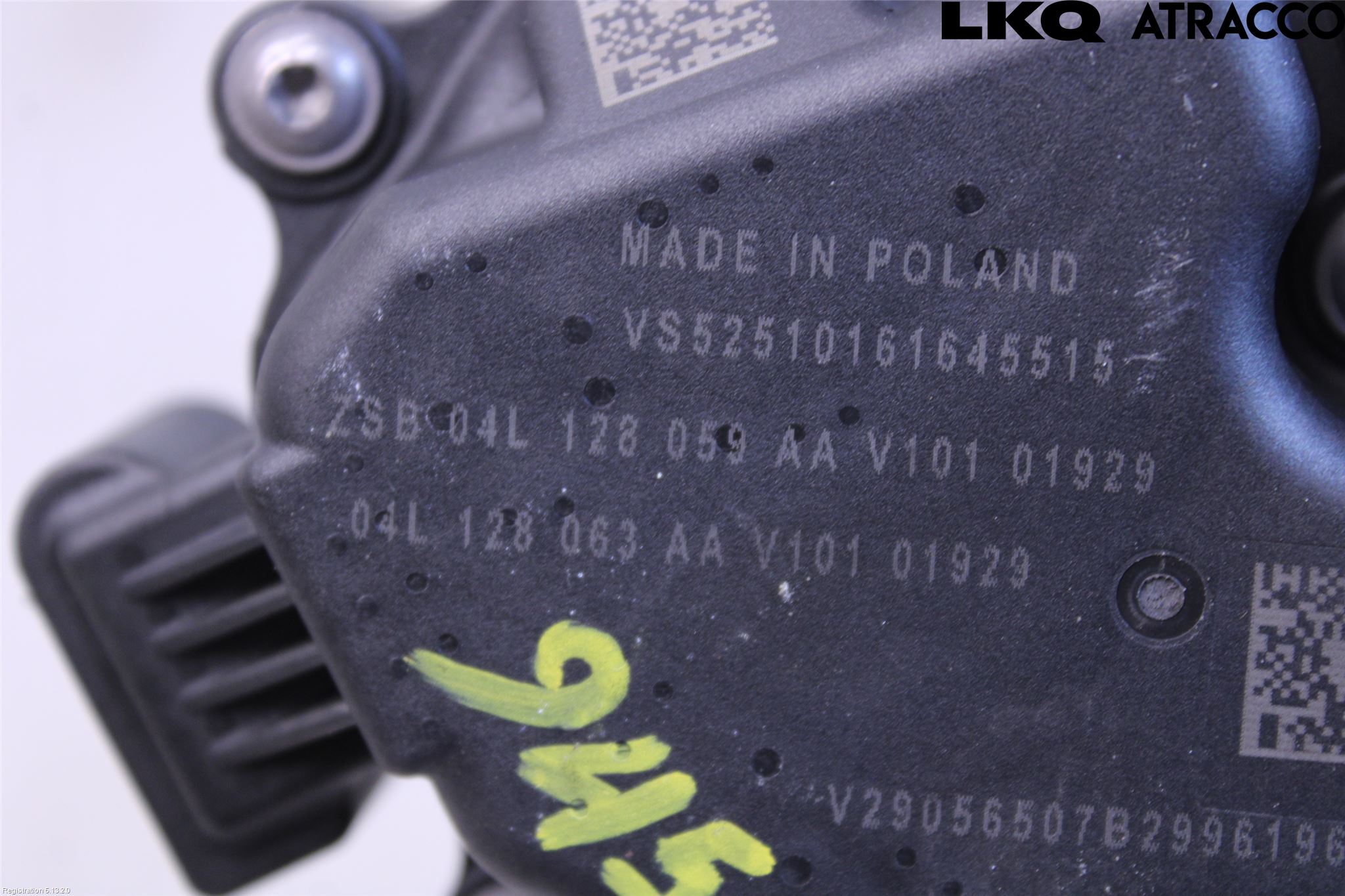 Volkswagen VW PASSAT 15-19 Injspjällhus