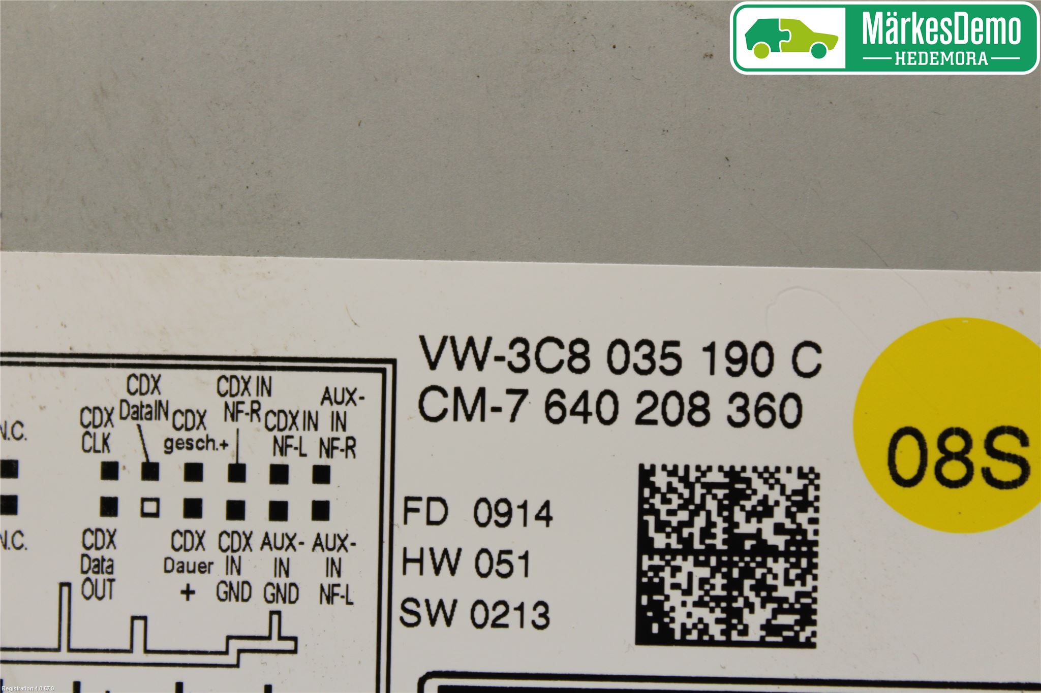 Volkswagen VW PASSAT 11-14 Cd Radio - Multimediapanel