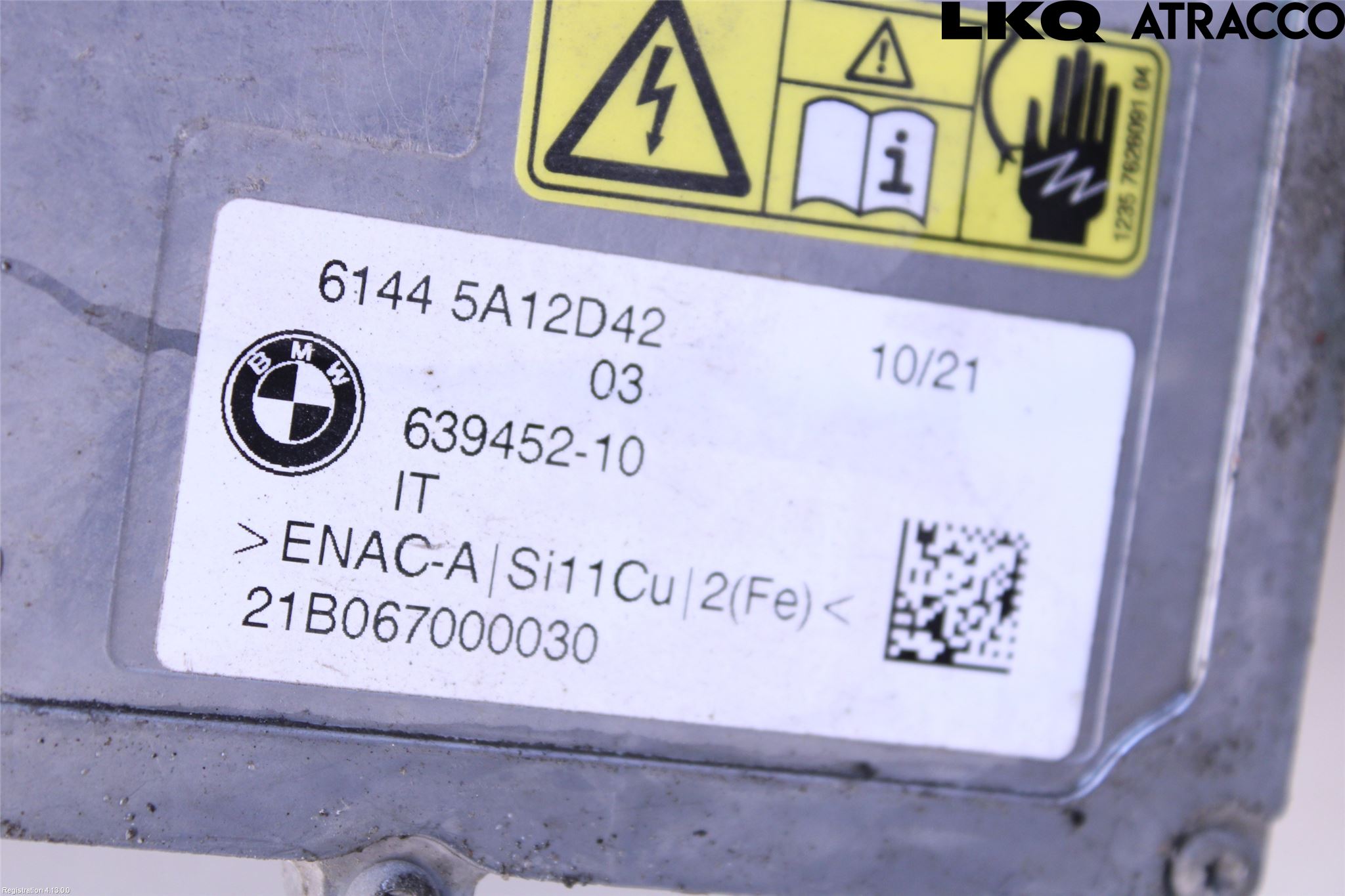 BMW i3 I01 13-22 Batteriladdare Högspänning
