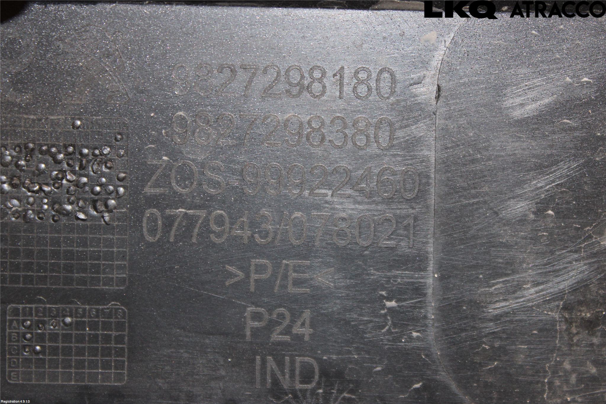 Peugeot 2008/E-2008 20- Stötfångardel Bak Vä