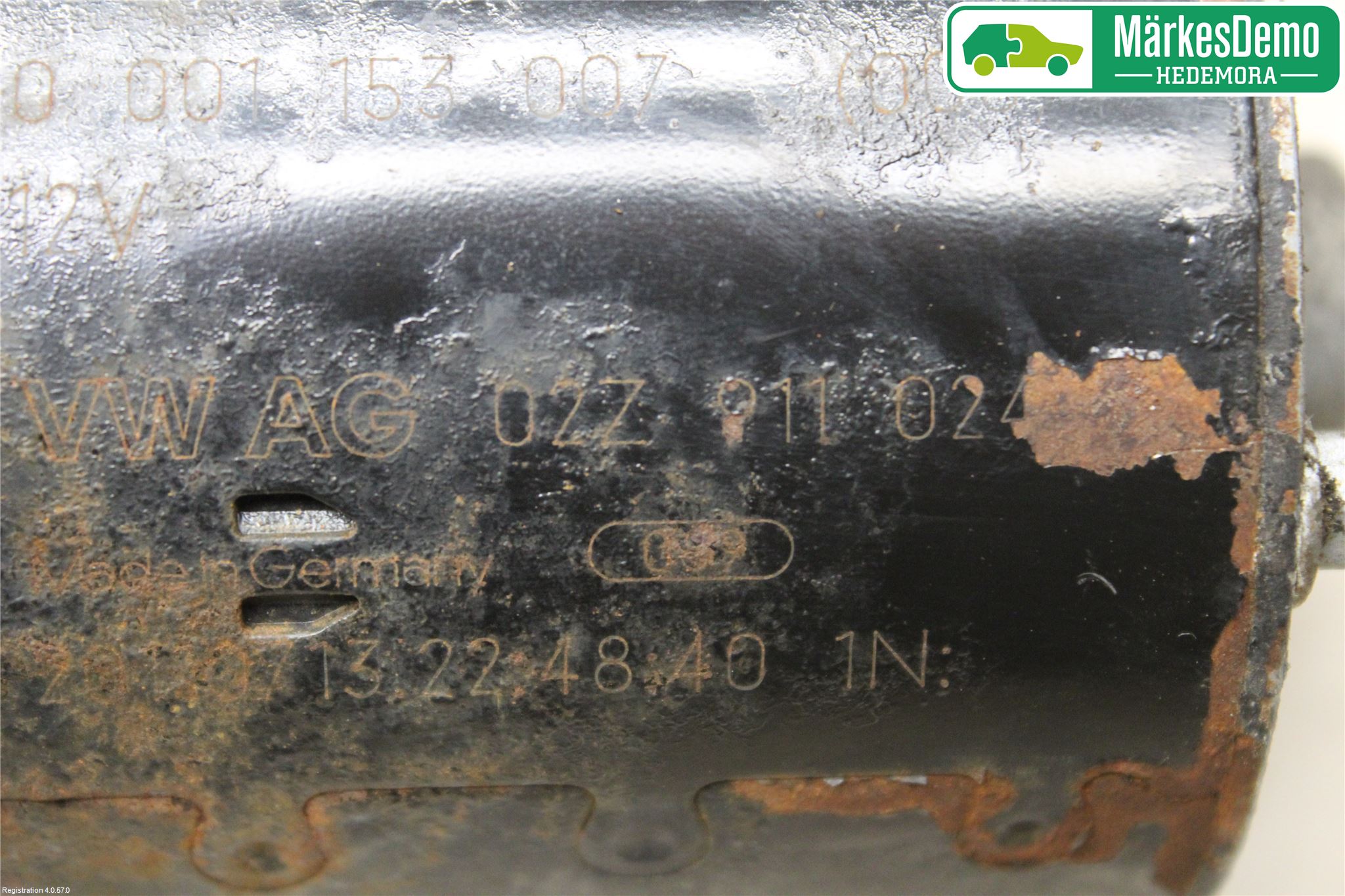 Volkswagen VW GOLF VI 09-13 Startmotor Diesel