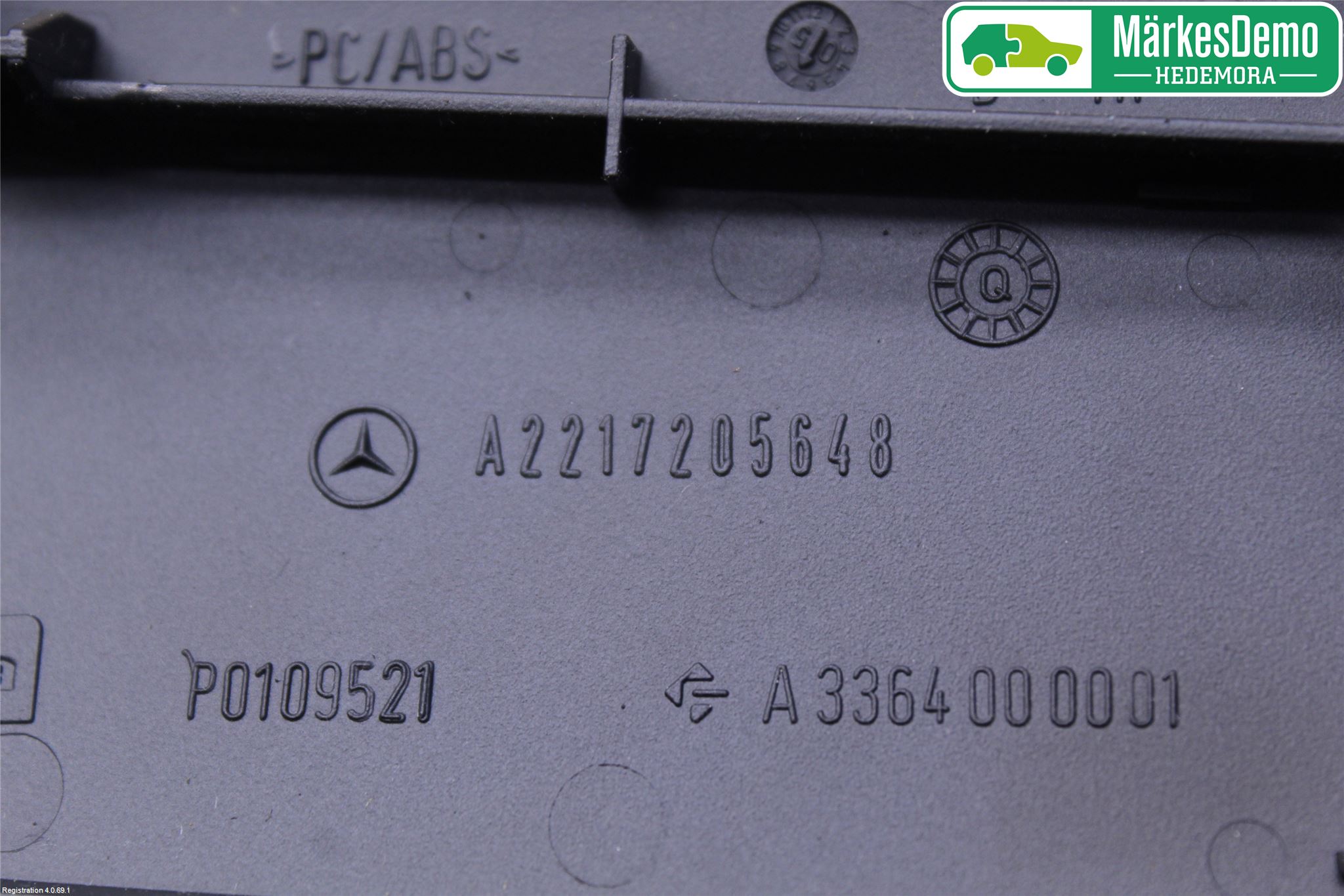Mercedes-Benz MB S-KLASS (W221) 05-13 Dörrhandtag Inre Hö