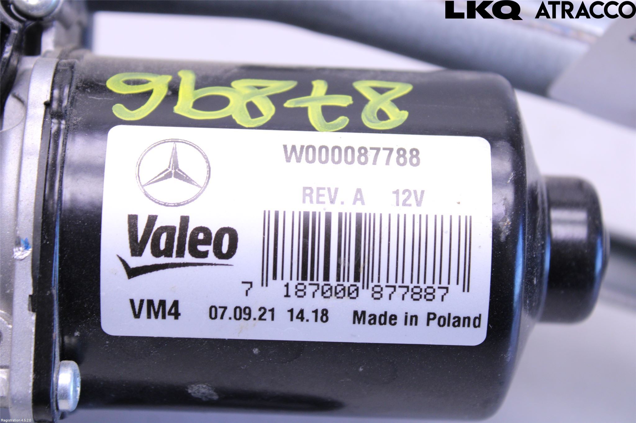 Mercedes-Benz MB SPRINTER (W907/W910) 19- Torkarmekanism Vindruta