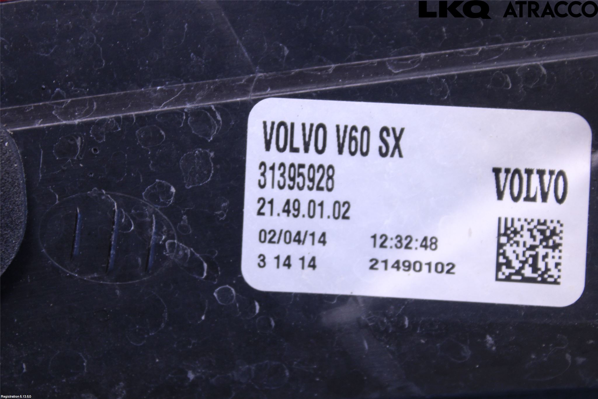 Volvo V60 14-18 Bakljus Vänster