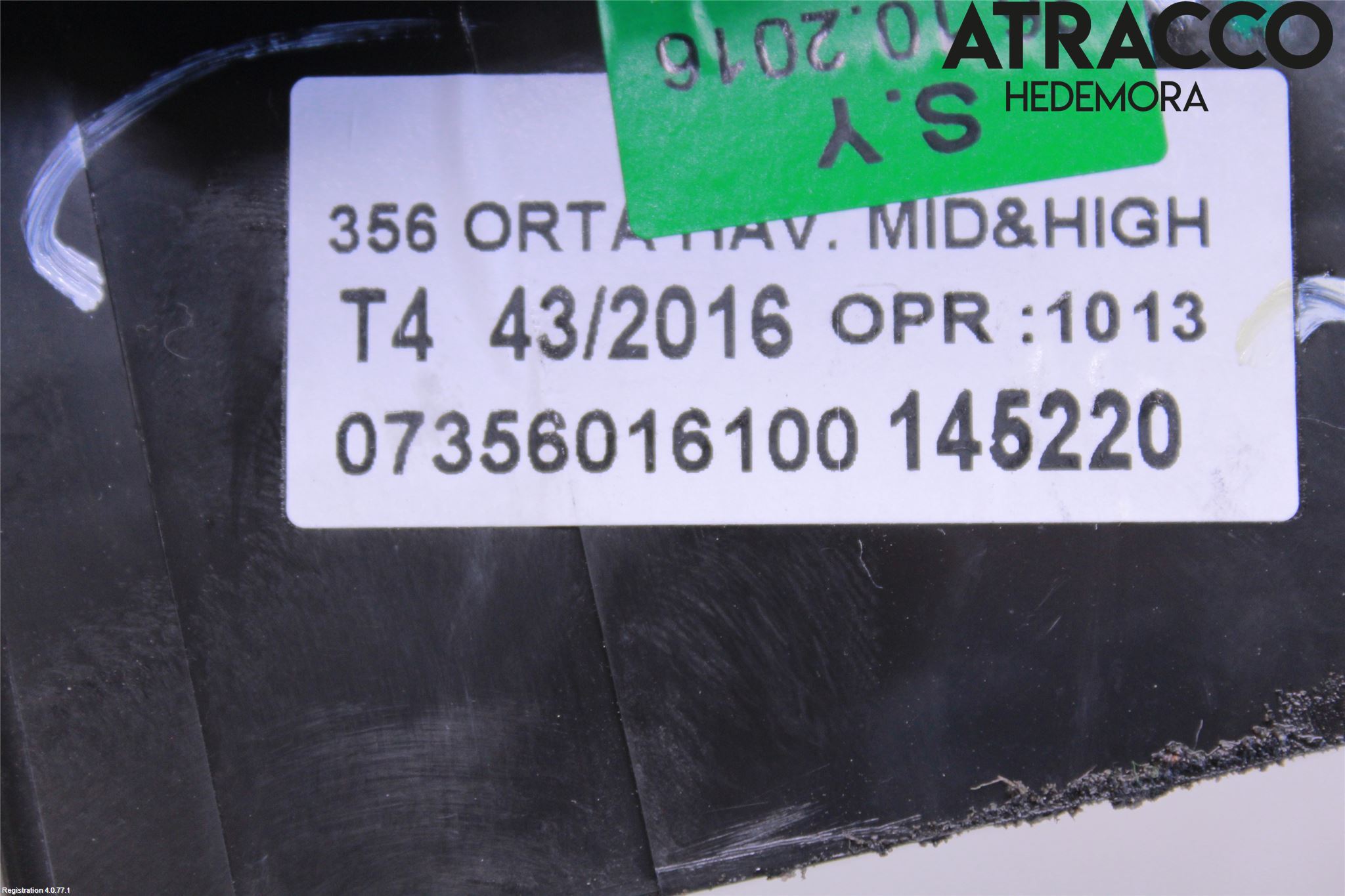 Fiat TIPO/CROSS 16- Defrosterkanal-Munstycke