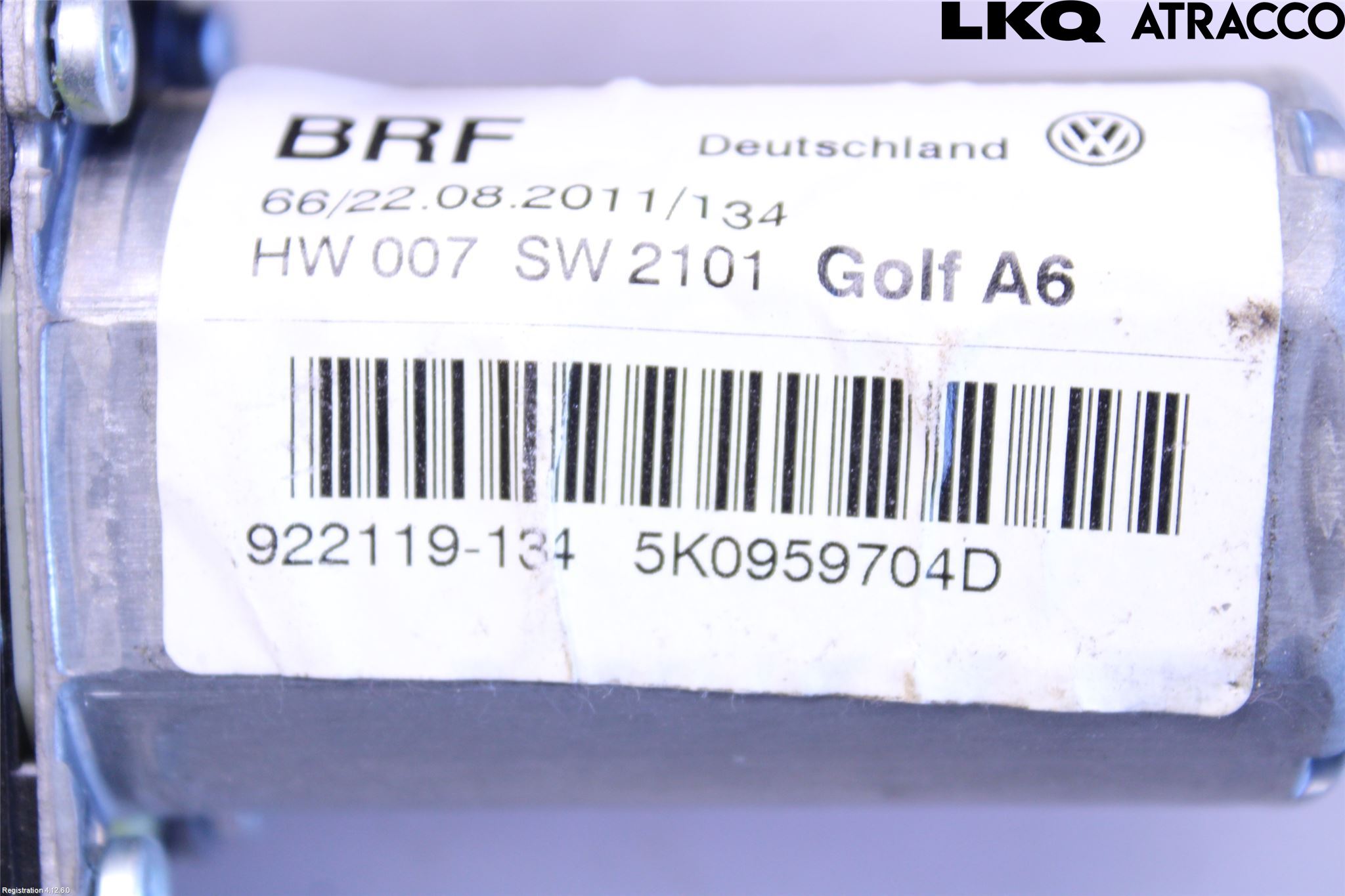Volkswagen VW GOLF VI 09-13 Fönsterhissmotor