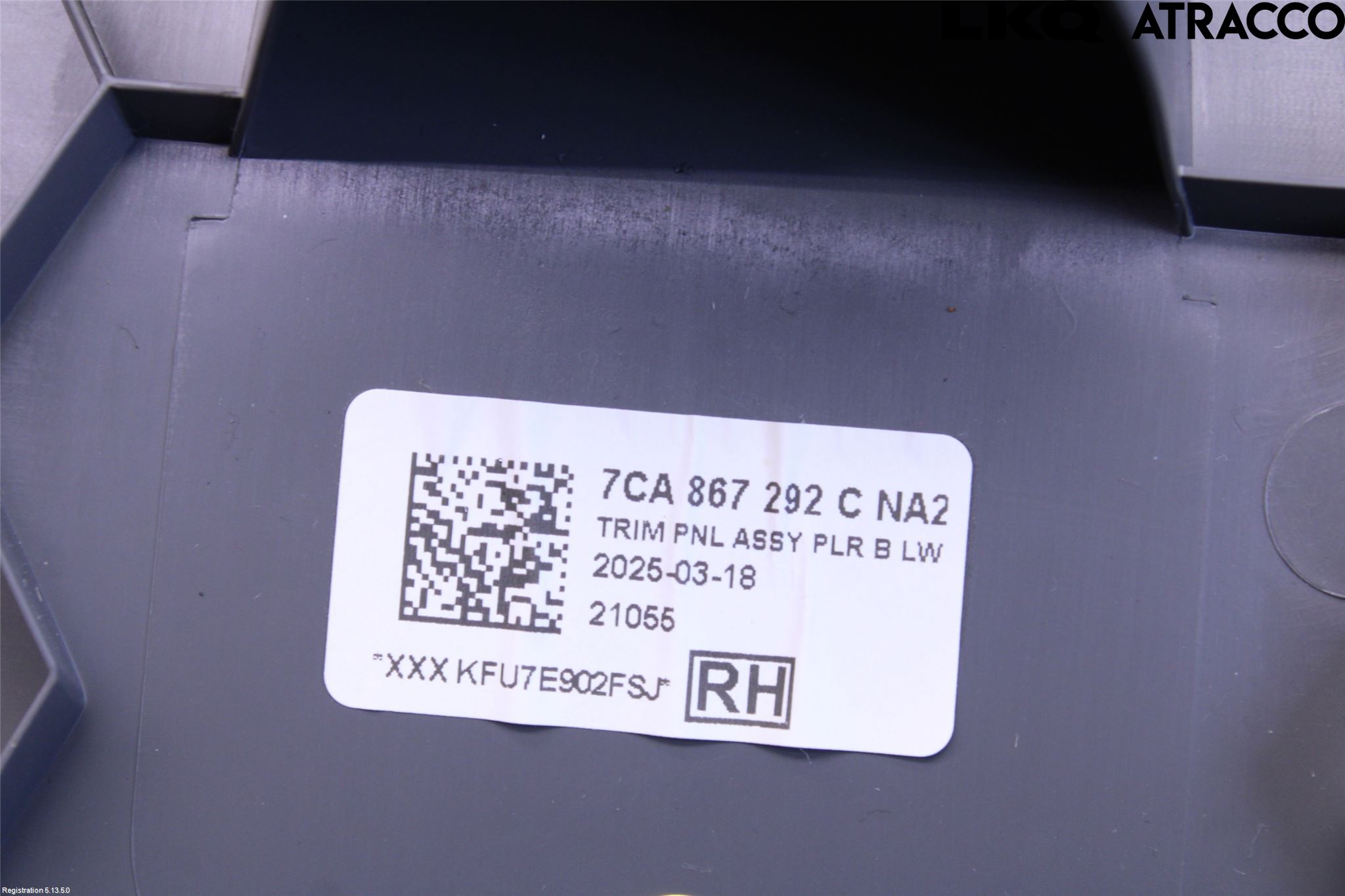 Volkswagen VW CRAFTER II / E-CRAFTER 17- Inr Plastd A-B-C Stolpe