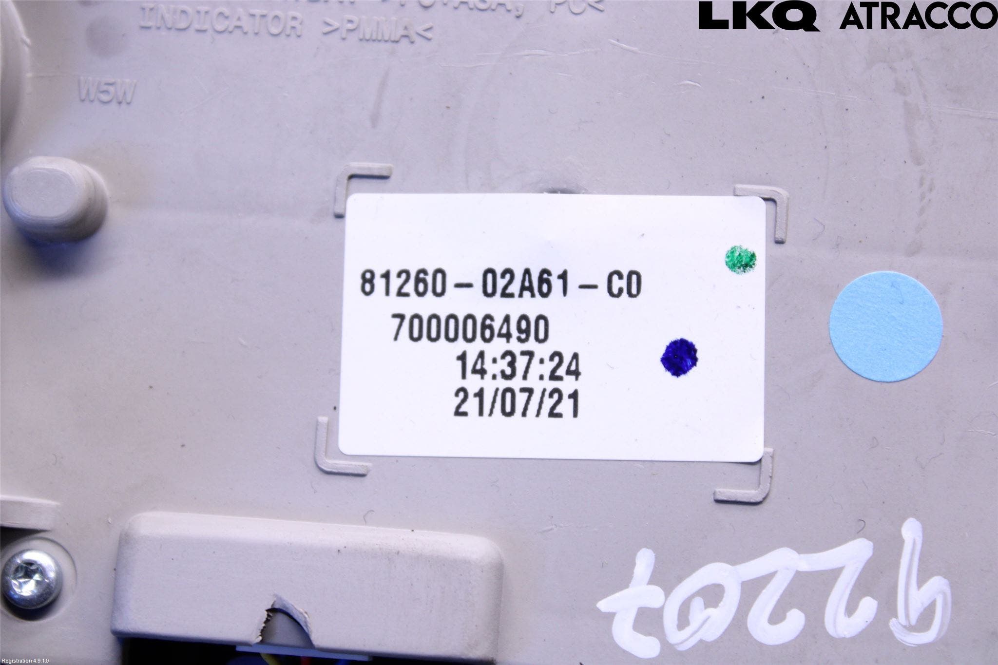 Toyota COROLLA 19- Innerbelysning