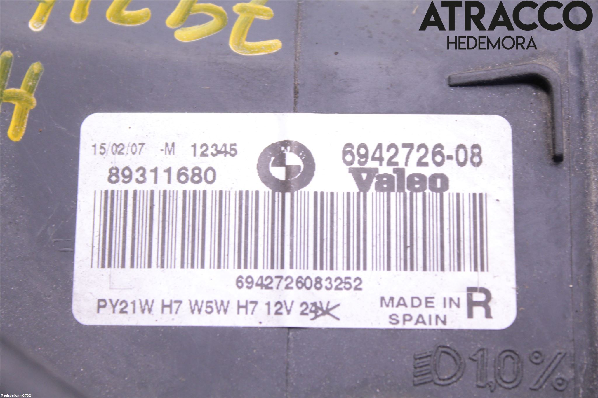 BMW 3 E90/91 SED/TOU 05-12 Strålkastare Höger