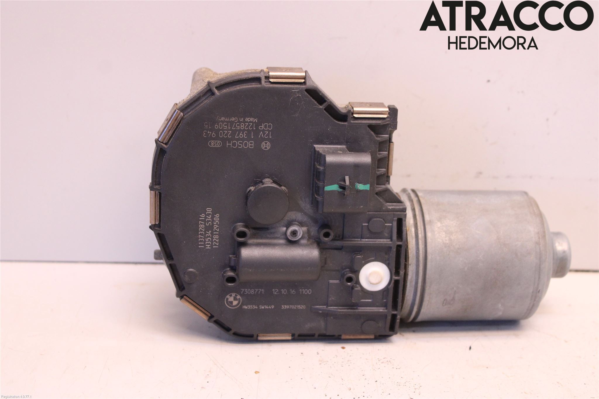 BMW 5 F10/F11/F18 09-17 Torkarmotor Vindruta