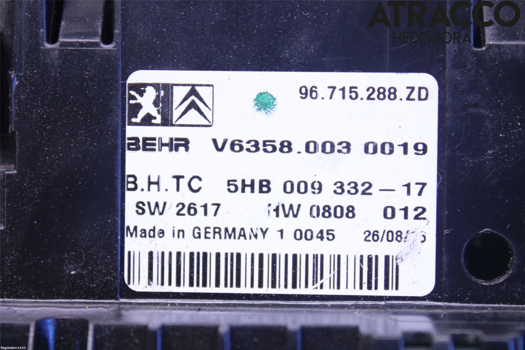 Citroen C5 08-17 Cd Radio - Multimediapanel