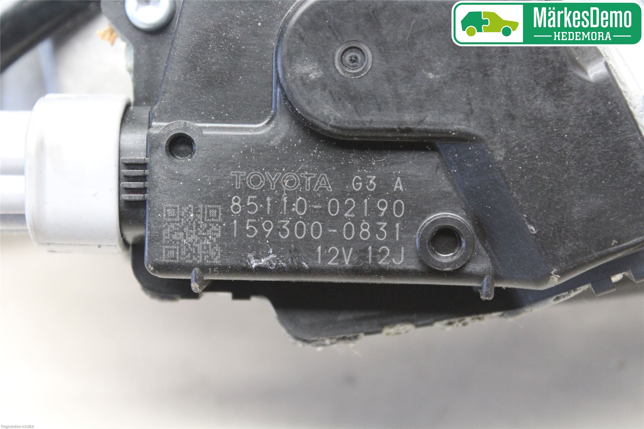 Toyota AURIS 07-09 Torkarmotor Vindruta