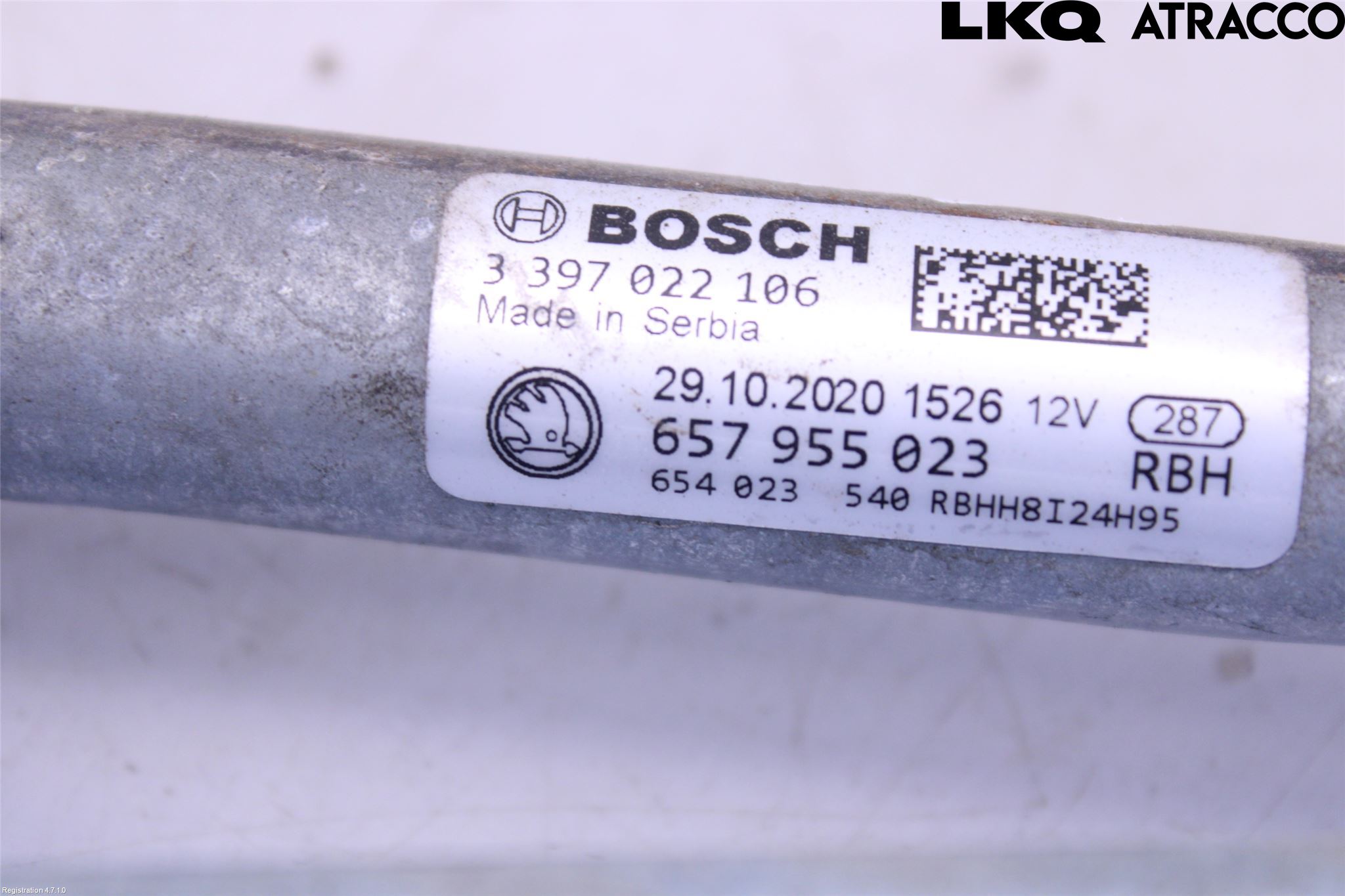 Skoda SCALA 19- Torkarmekanism Vindruta