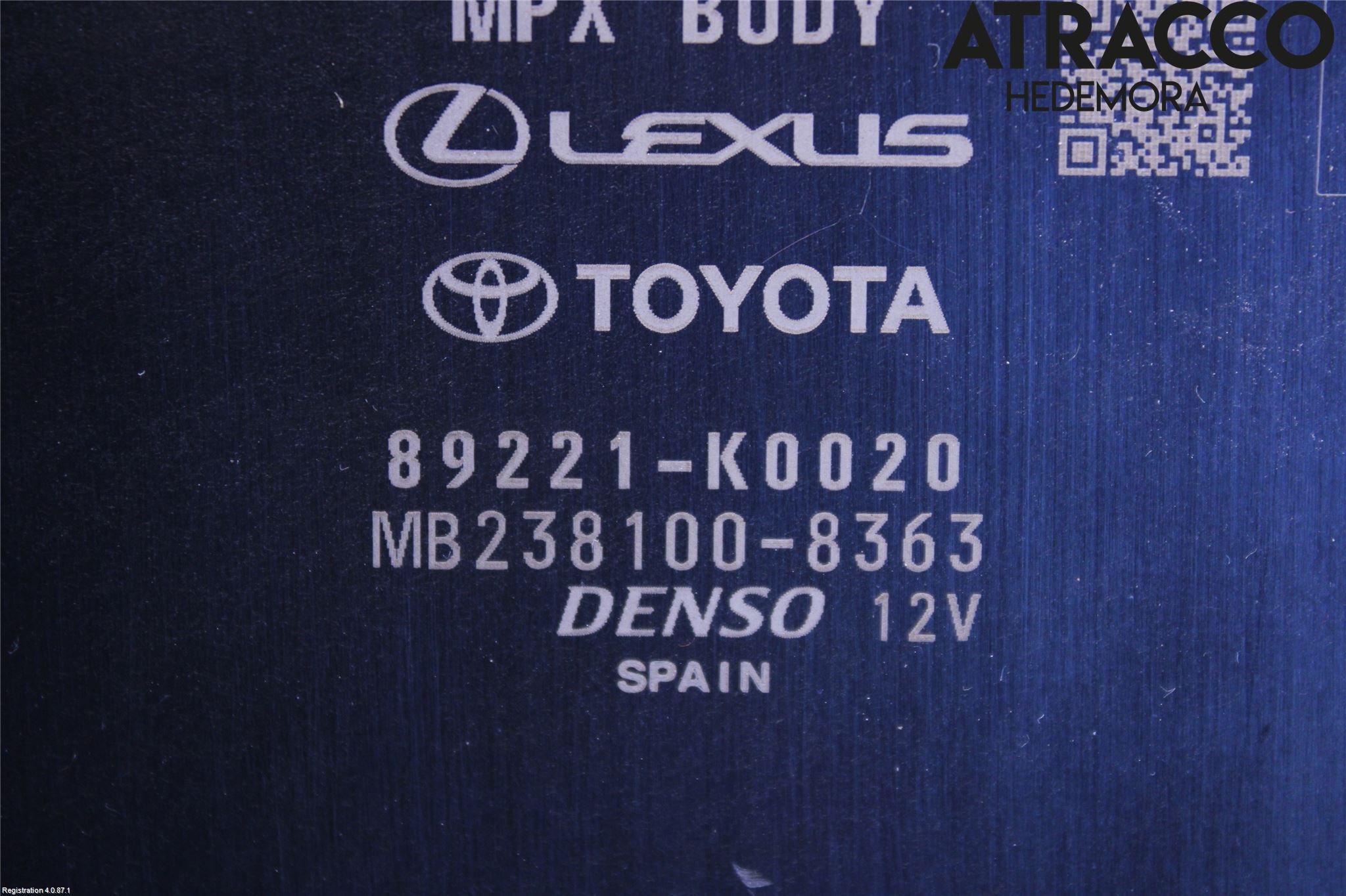 Toyota YARIS XP21 20- Styrenhet Övrigt