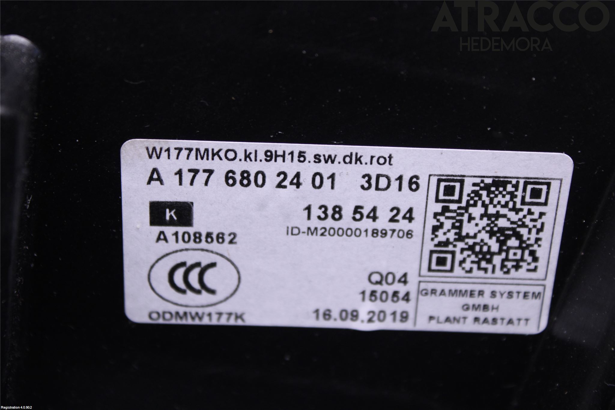 Mercedes-Benz MB CLA-KLASS (C118/X118) 19- Inr Tunnelfack