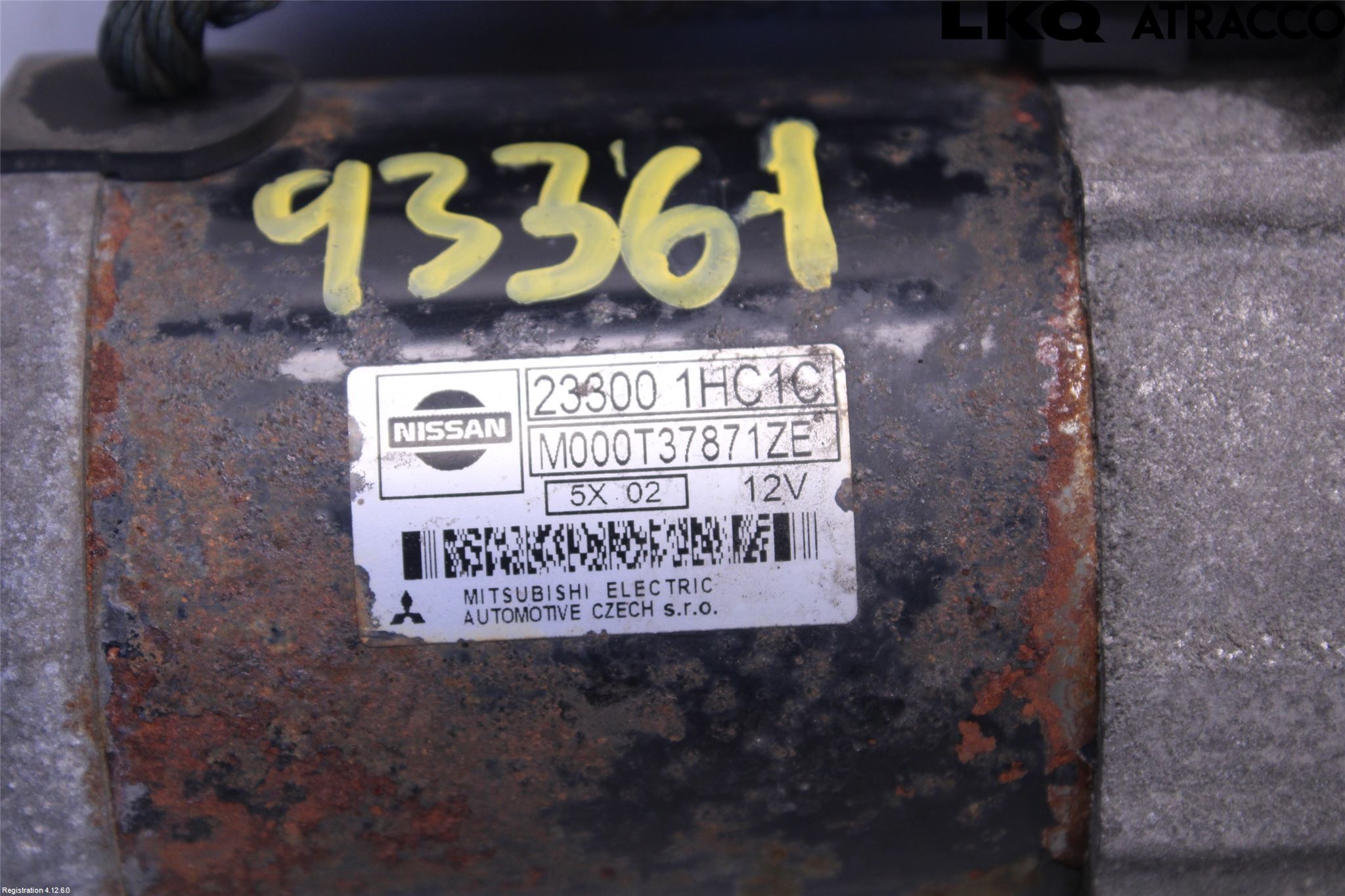 Nissan NOTE E12 14-20 Startmotor