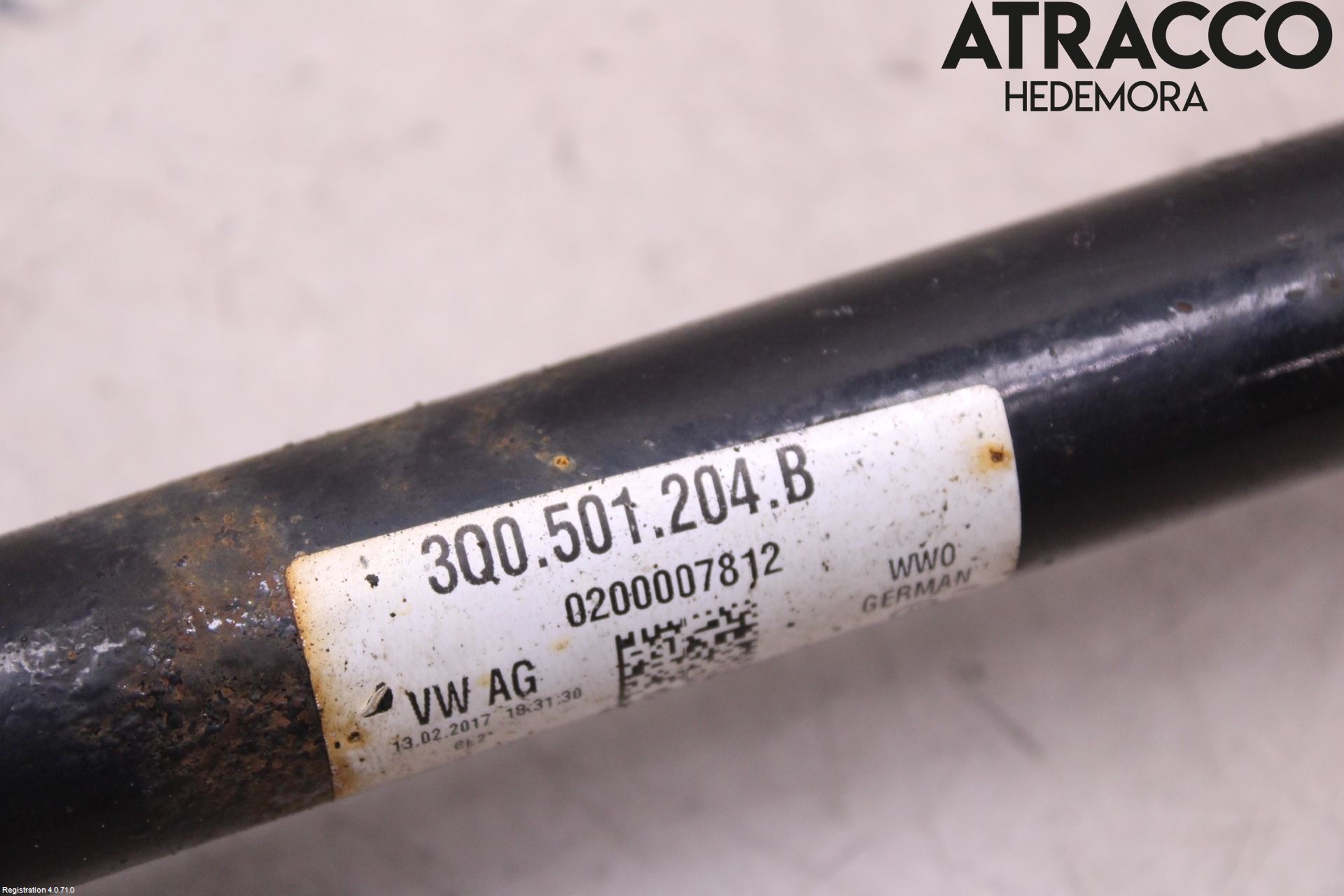 Volkswagen VW TIGUAN 16-24 Drivaxel Bak Höger