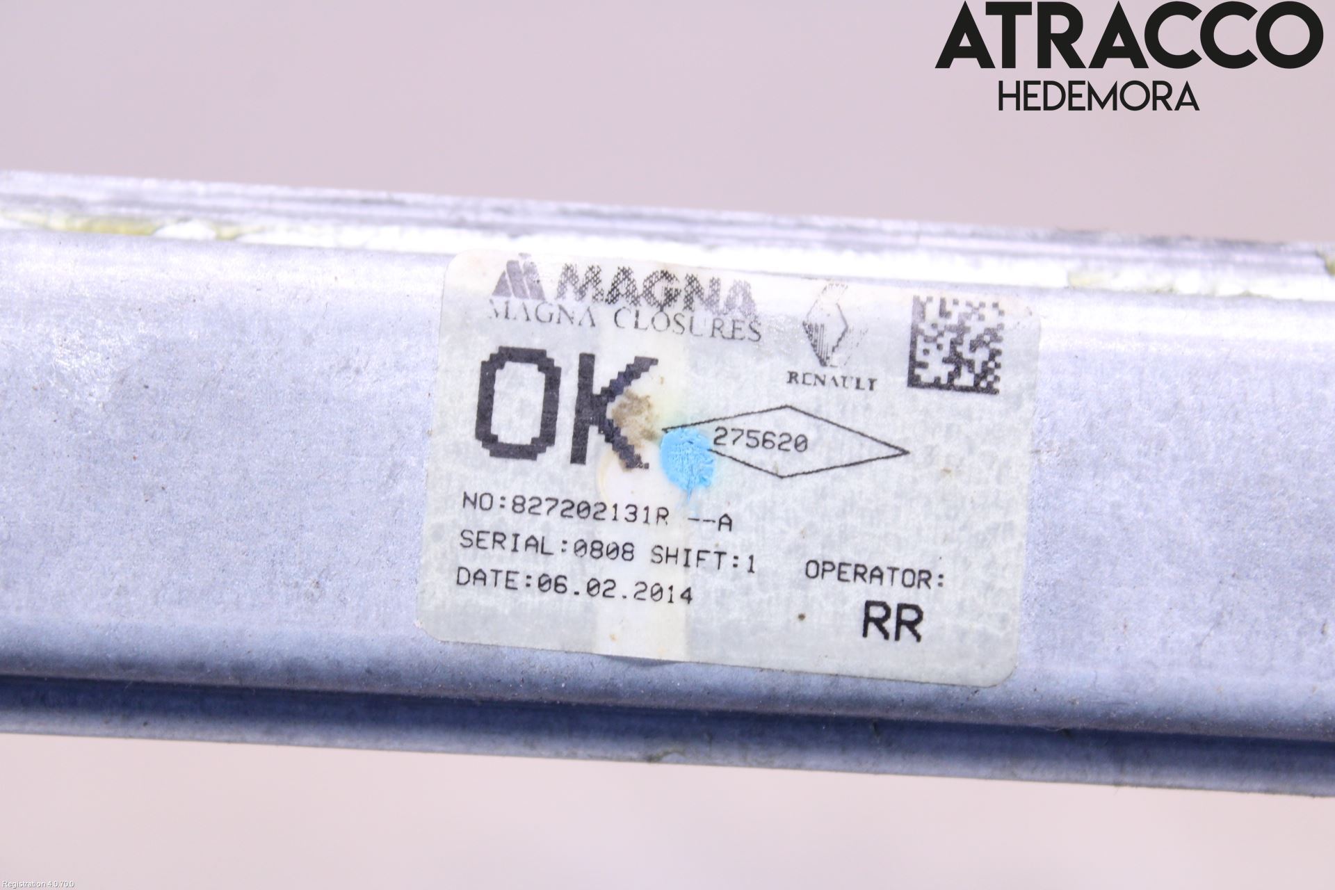 Dacia SANDERO/STEPWAY 13-20 Fönsterhissmekanism