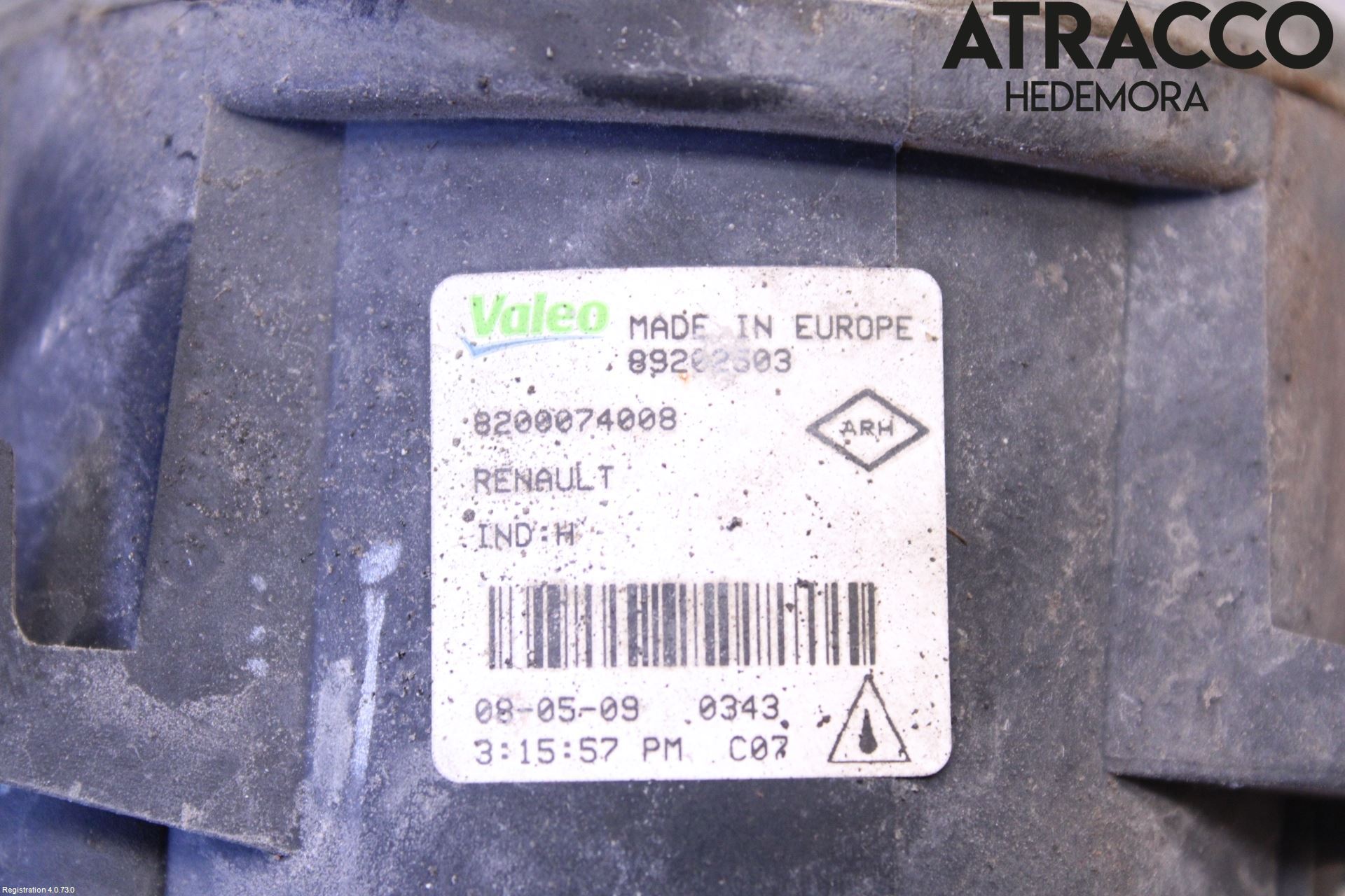 Dacia SANDERO 09-13 Dimljus-Varselljus Fram