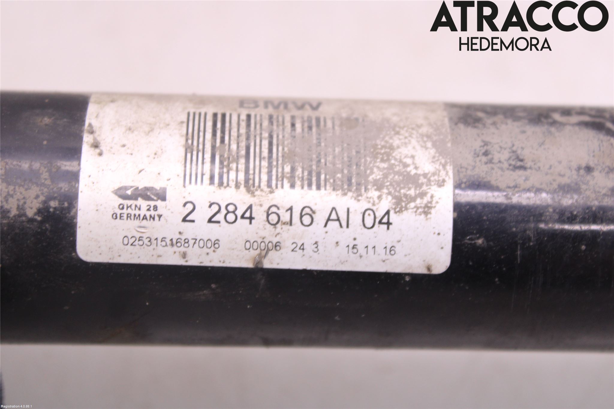 BMW 4 F32/F33/F82/F83 13-20 Drivaxel Bak Höger