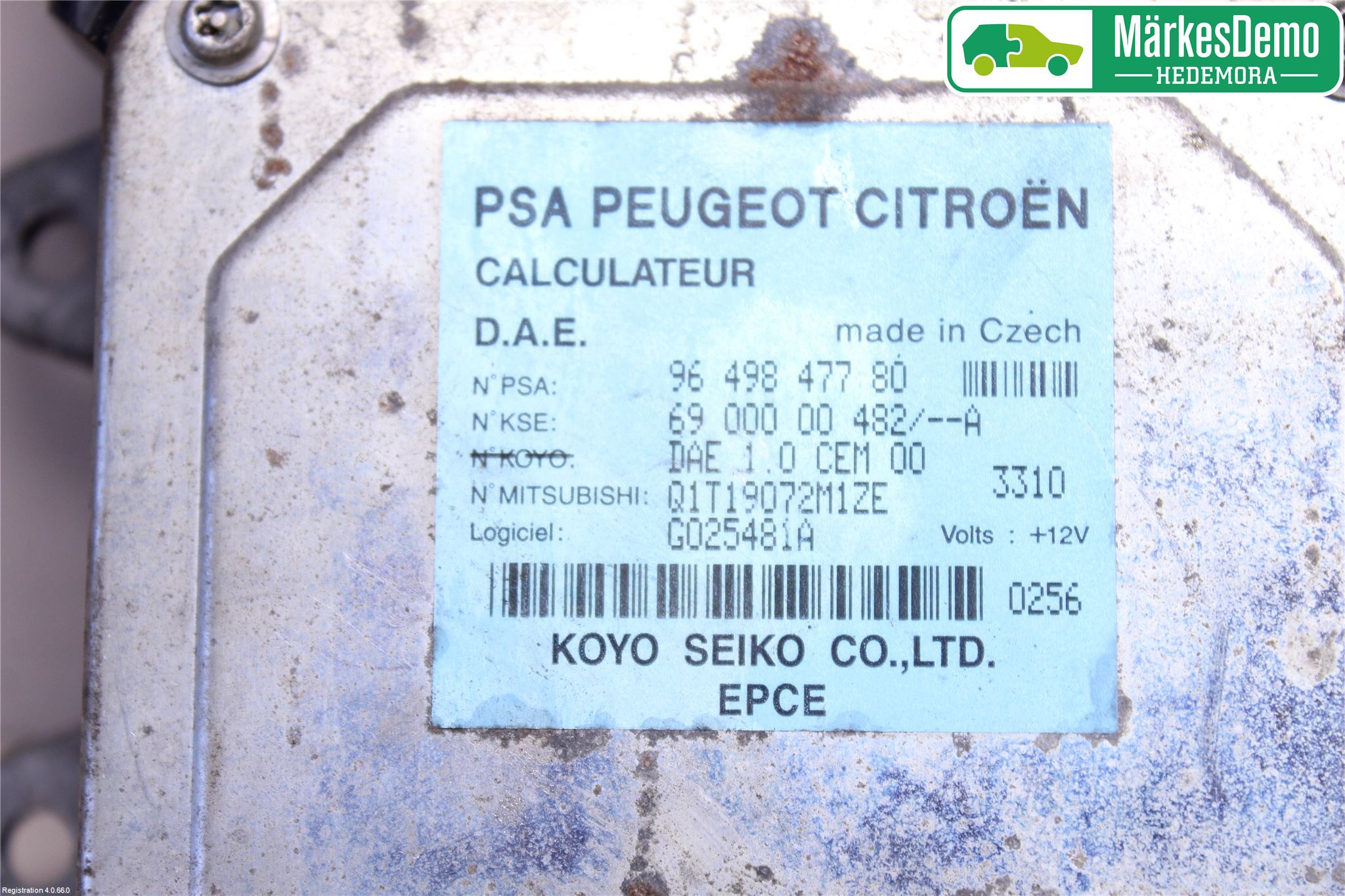 Citroen C3 PLURIEL Styrenhet Styrservo