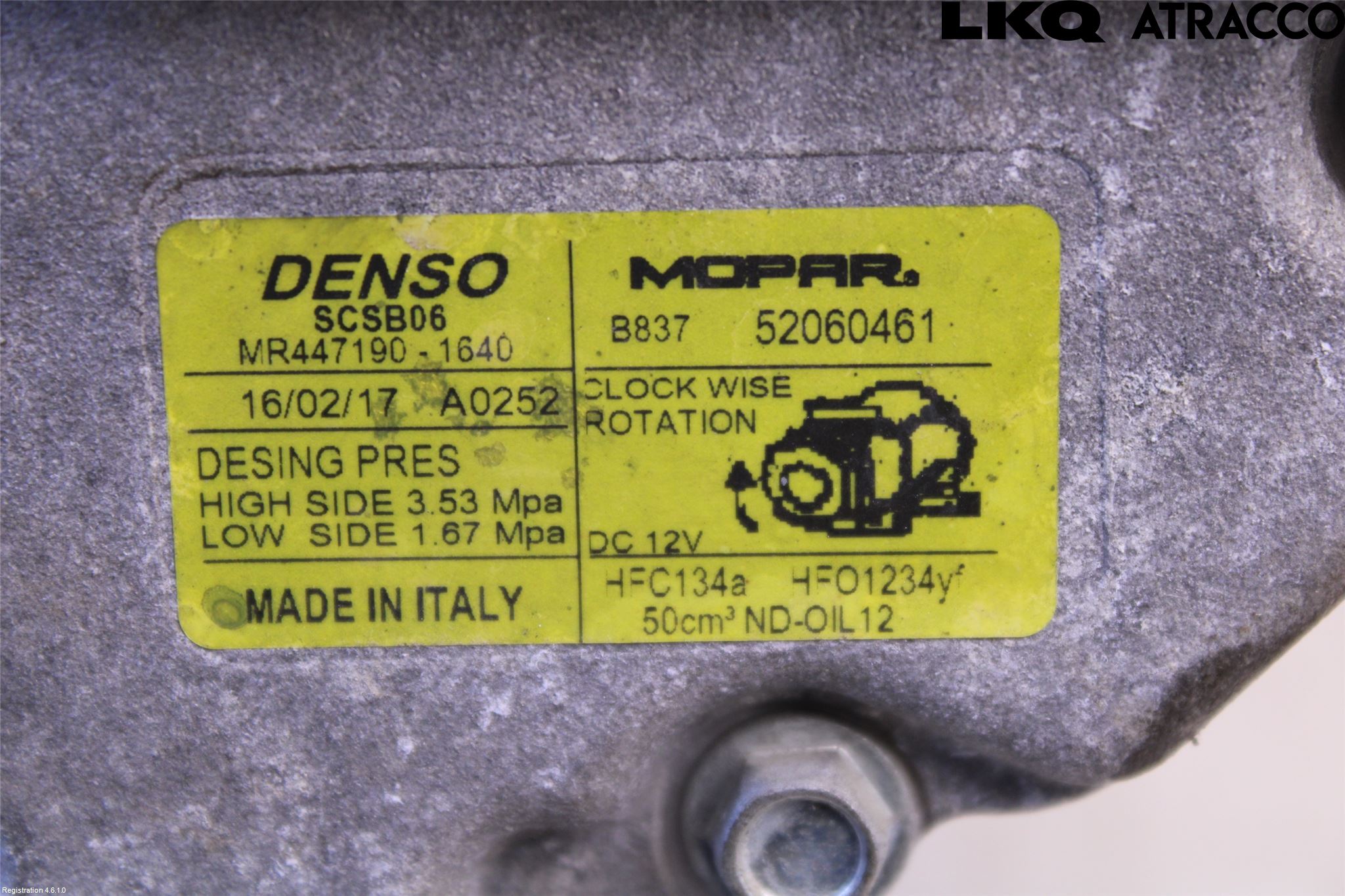 Fiat 500 07- Ac Kompressor