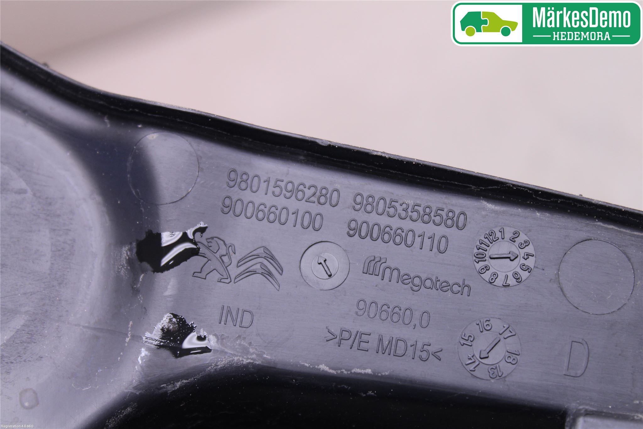 Citroen C4 CACTUS 14-20 Torpedplåt-Torpedplast