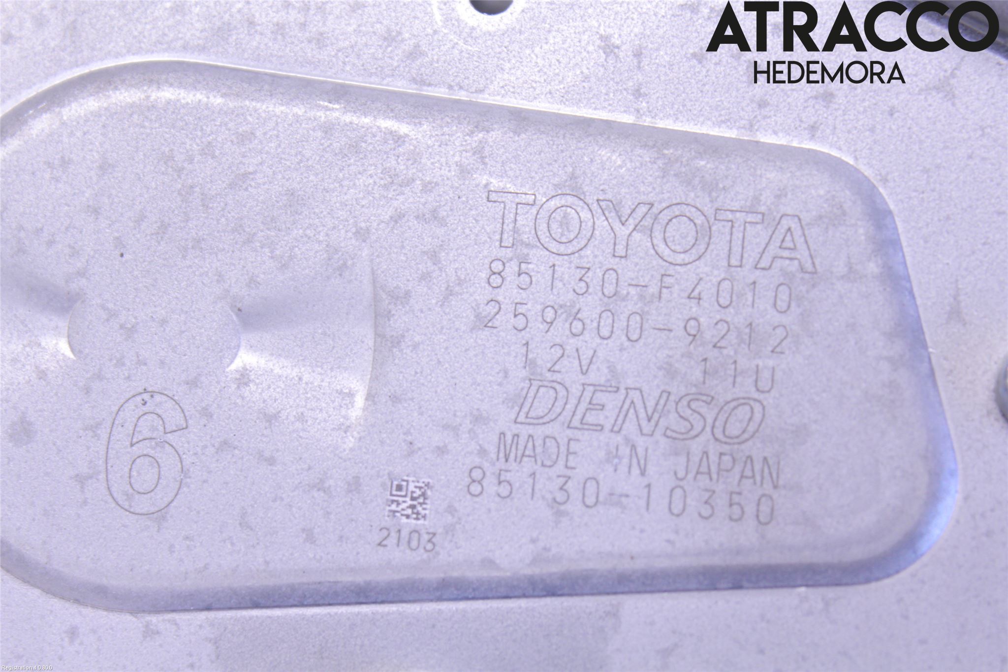 Toyota C-HR 16-23 Torkarmotor Baklucka
