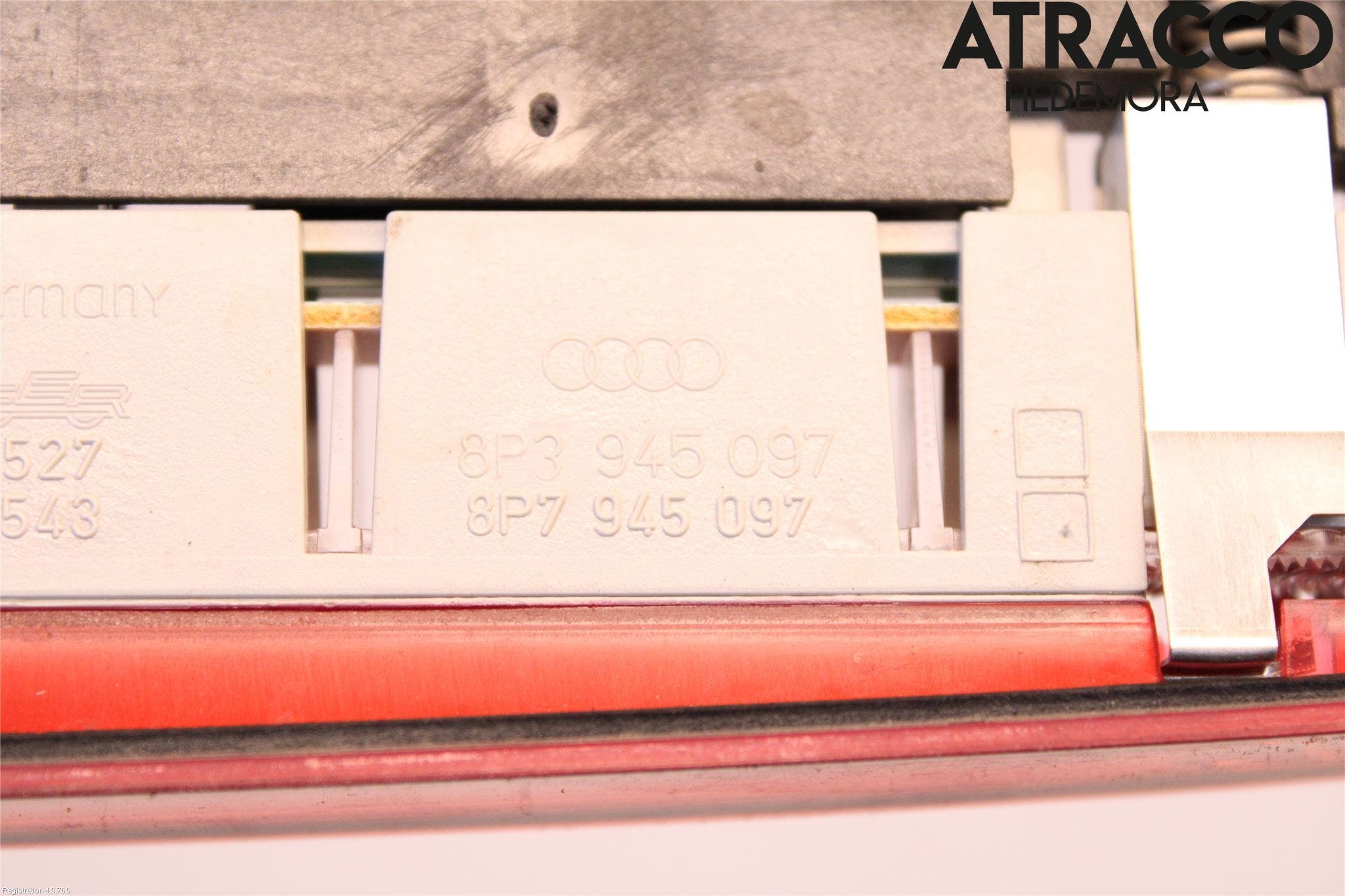 Audi A3/S3 05-13 Bromsljus Bakruta