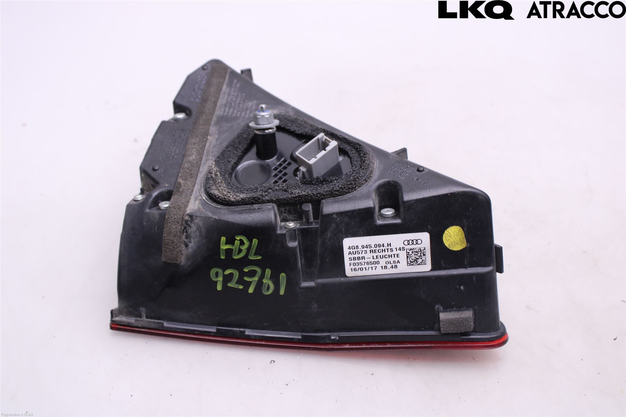 Audi A7/S7 4G 11-17 Bakljus Lucka Hö