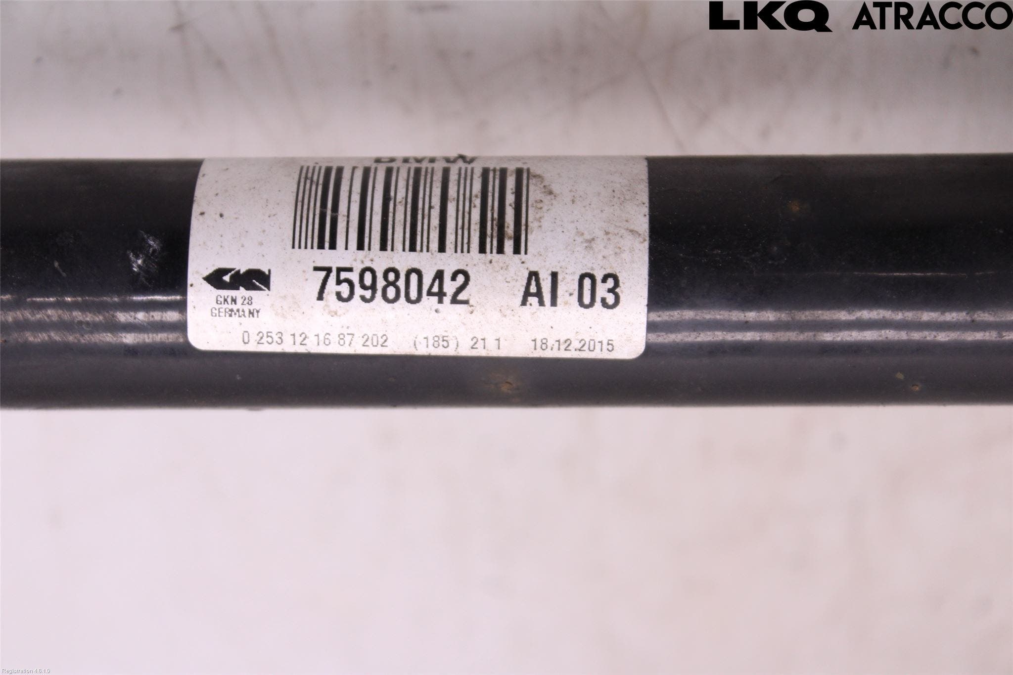 BMW X4 F26 14-18 Drivaxel Bak Höger