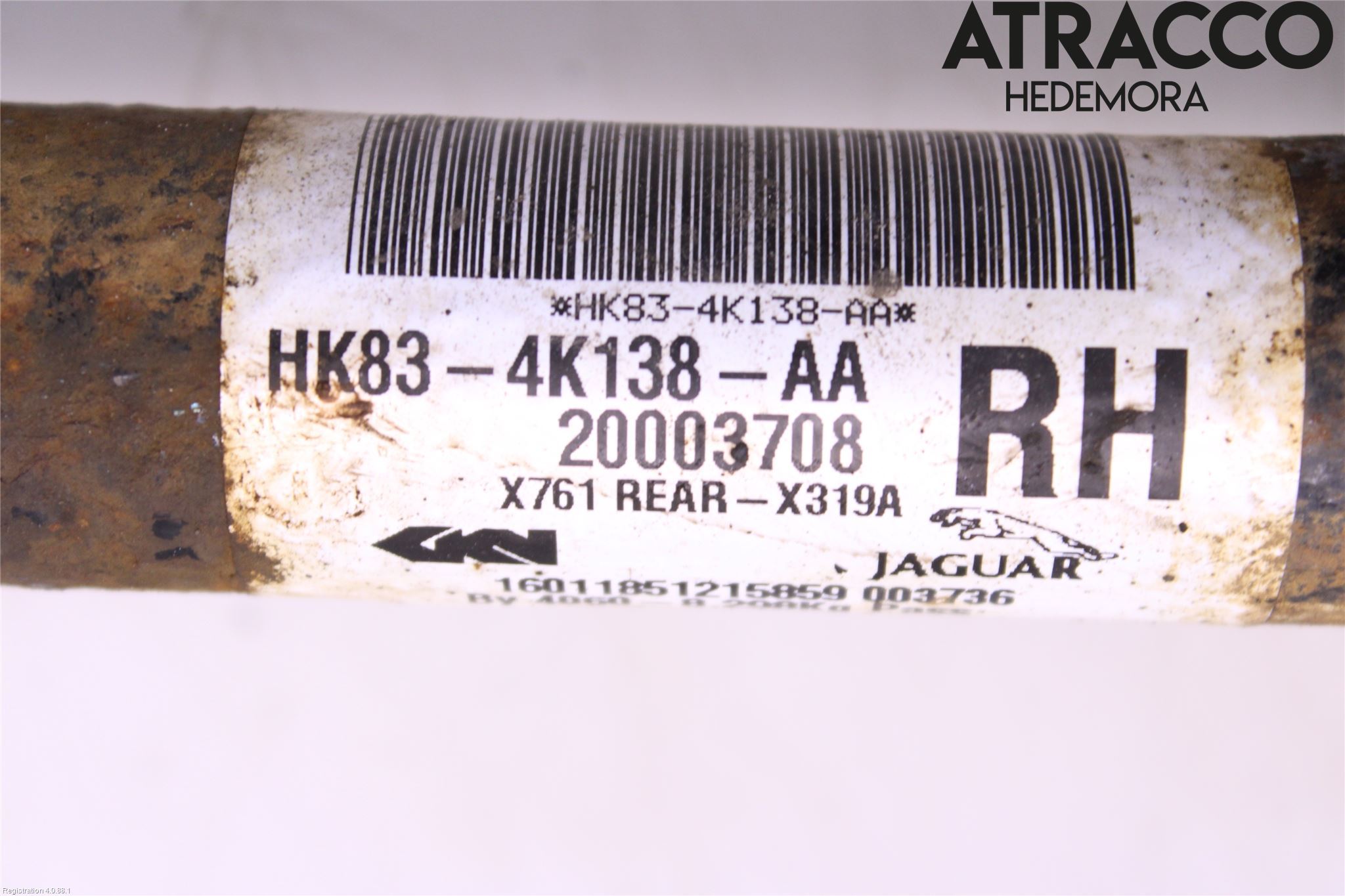 Jaguar F-PACE Drivaxel Bak Höger