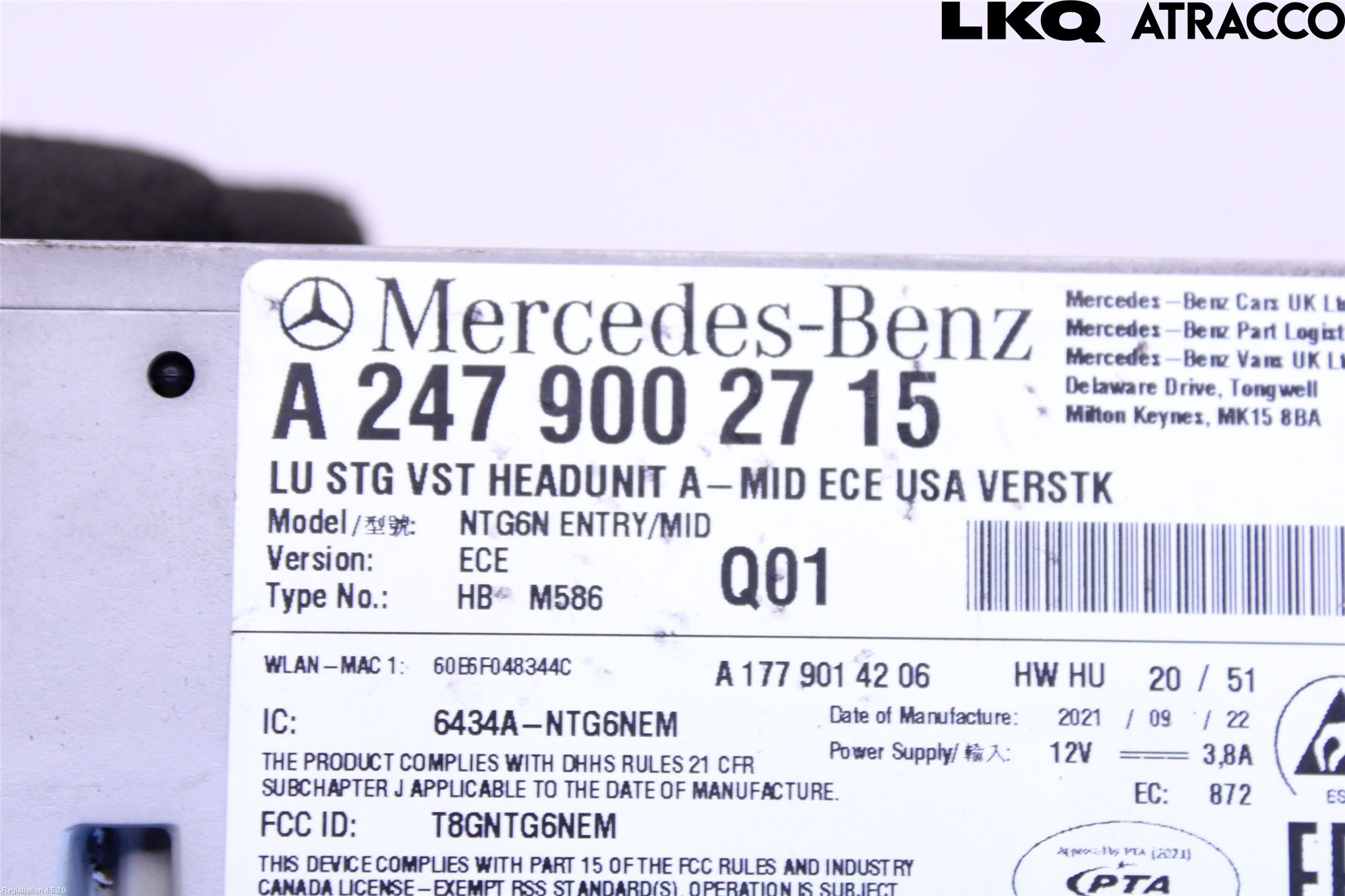 Mercedes-Benz MB SPRINTER (W907/W910) 19- Cd Radio - Multimediapanel