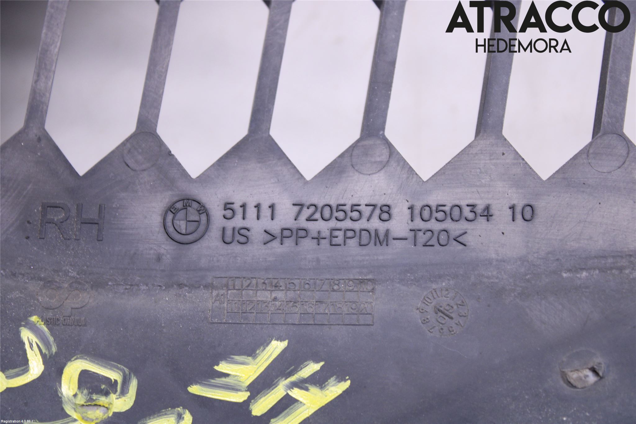 BMW X5 E70 07-13 Grilldel Höger