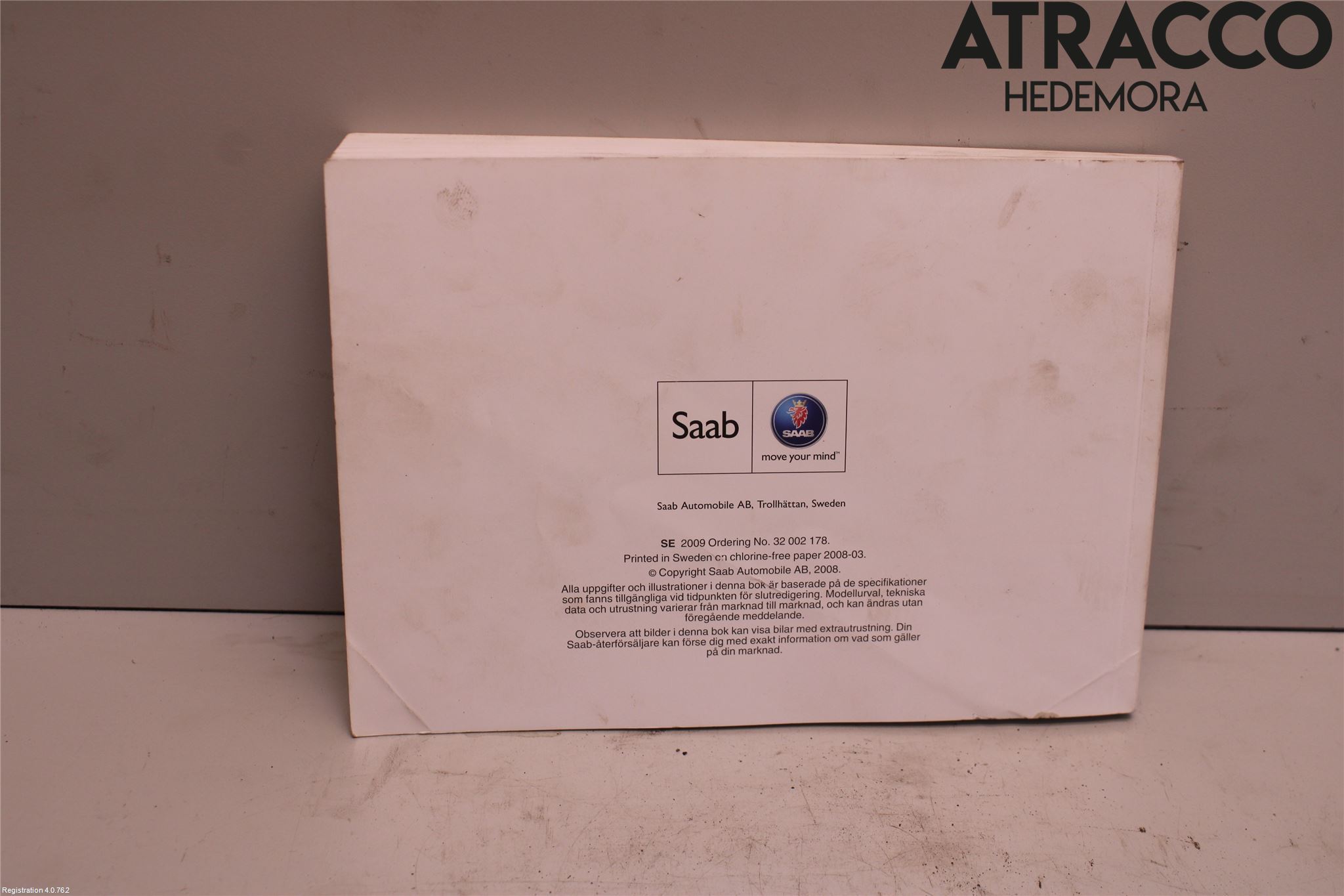 Saab 9-3 VER2/VER3 08-15 Instruktionsbok