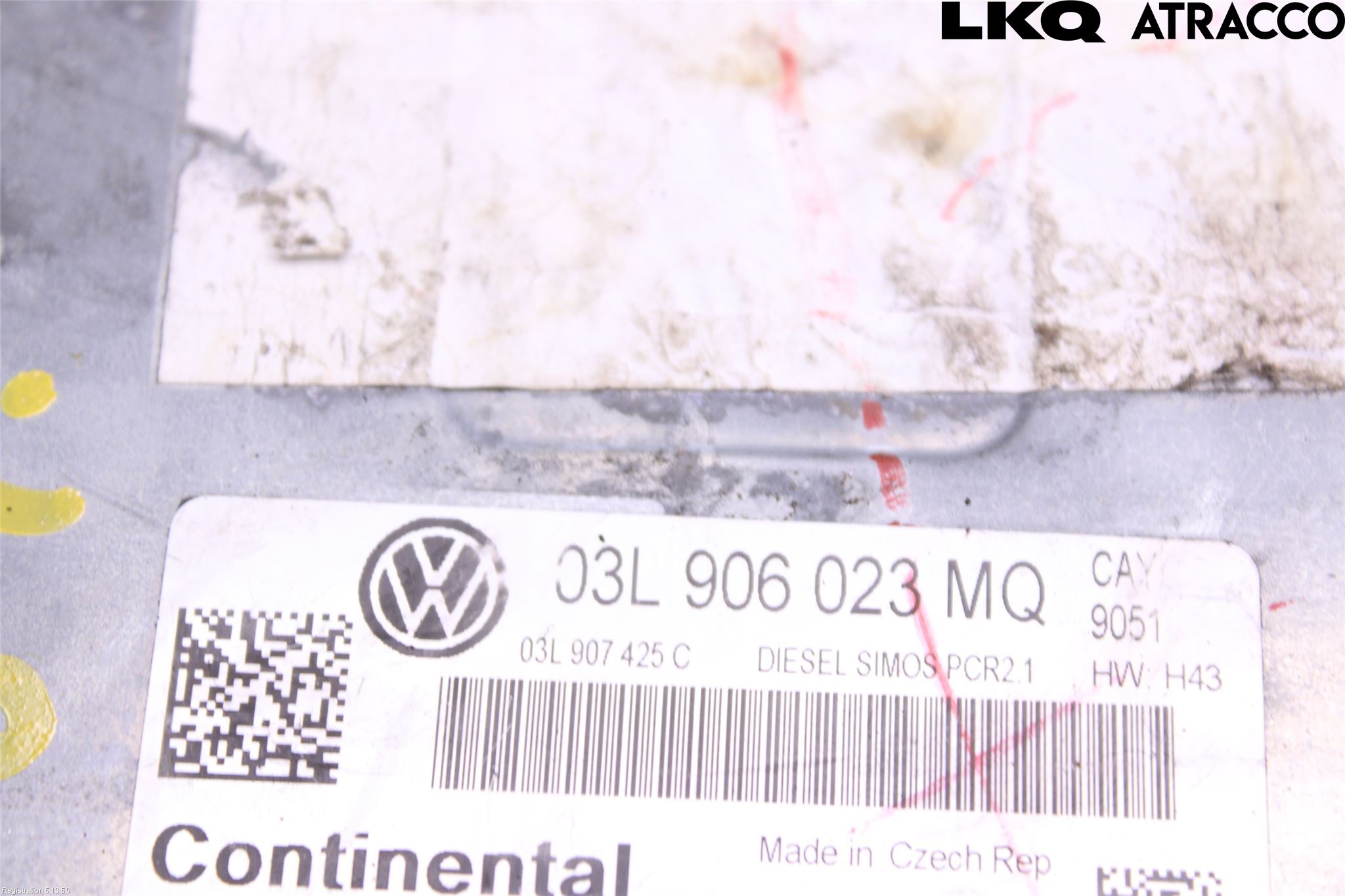 Volkswagen VW GOLF VI 09-13 Styrenhet Inspump Diesel