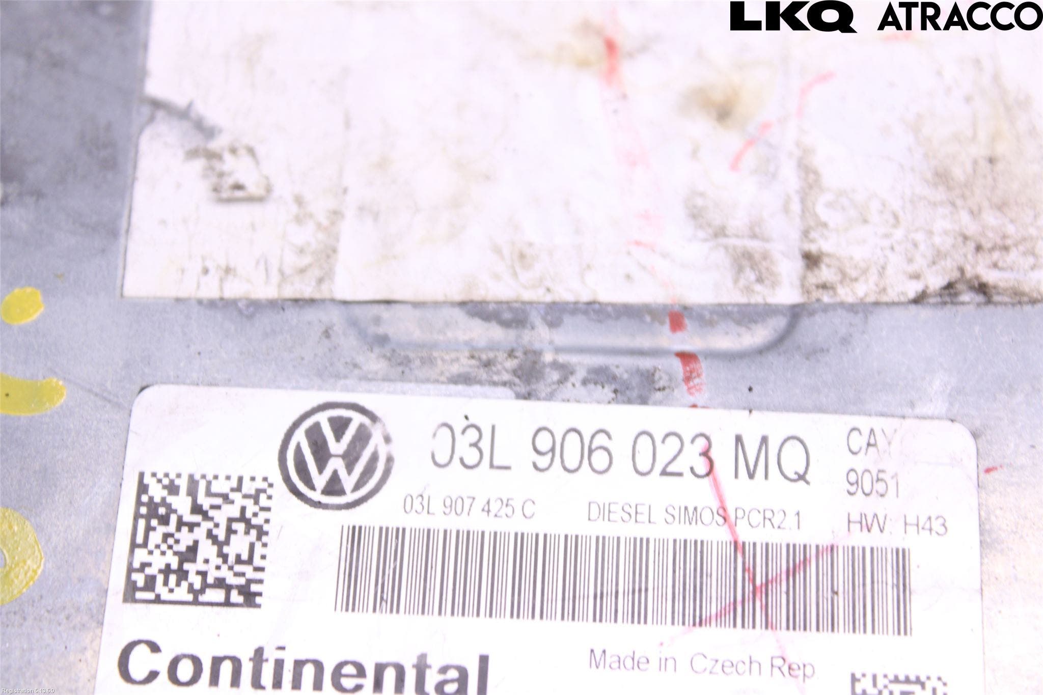Volkswagen VW GOLF VI 09-13 Styrenhet Inspump Diesel