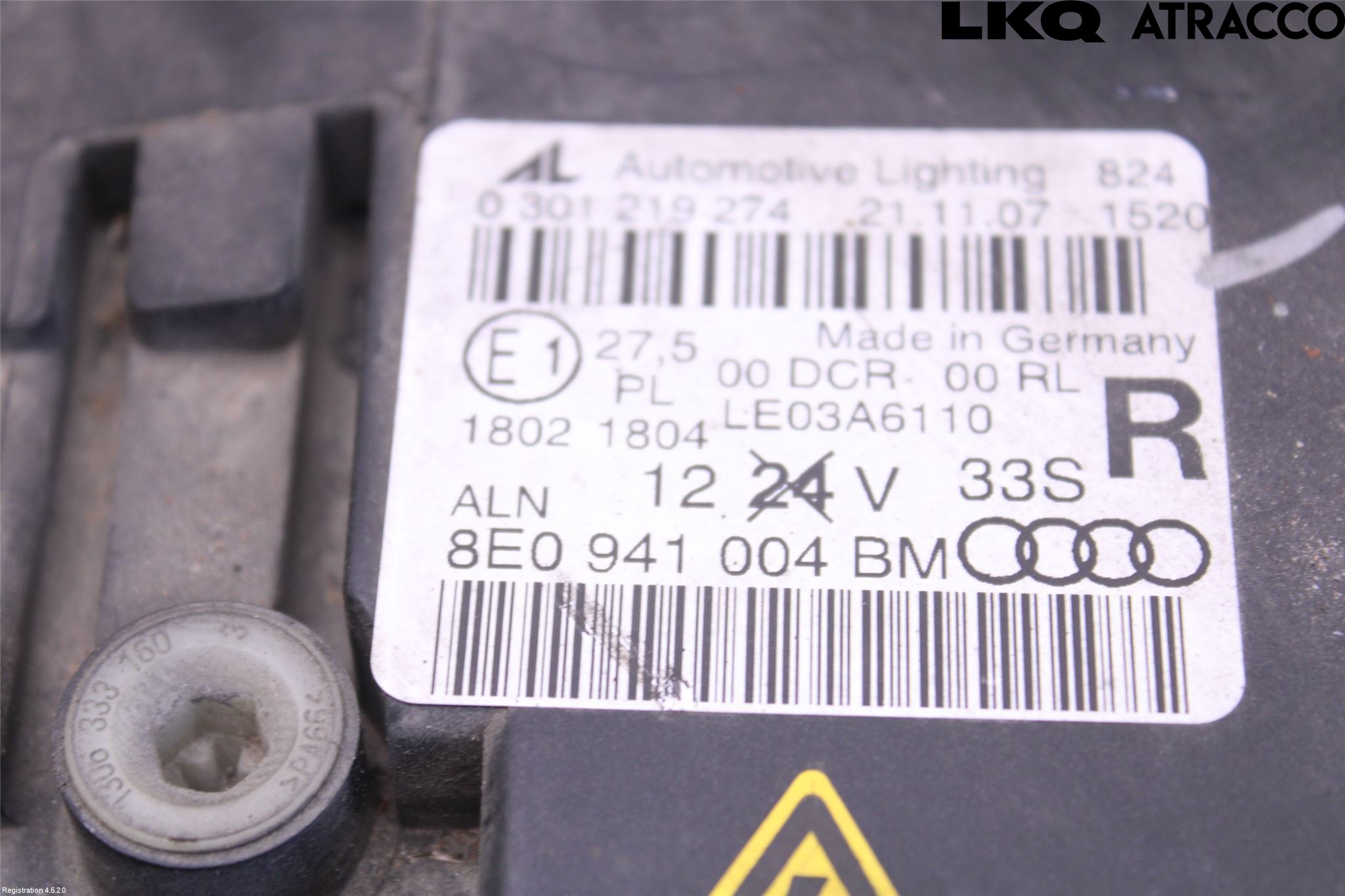 Audi A4/S4 05-07 Strålkastare Höger