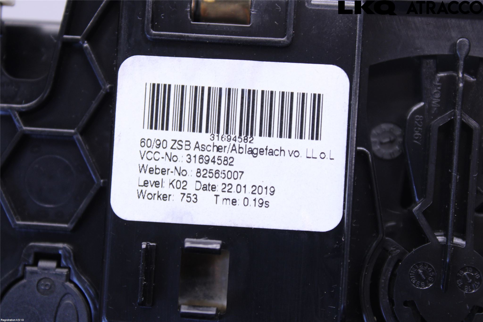 Volvo V60 19- Askkopp