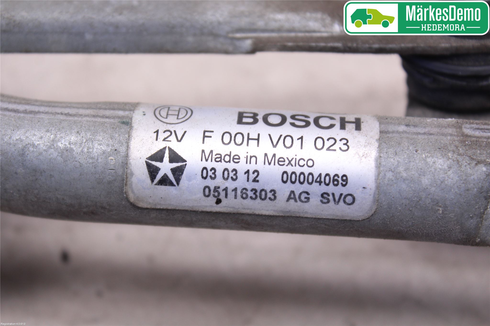 Fiat FREEMONT Torkarmekanism Vindruta