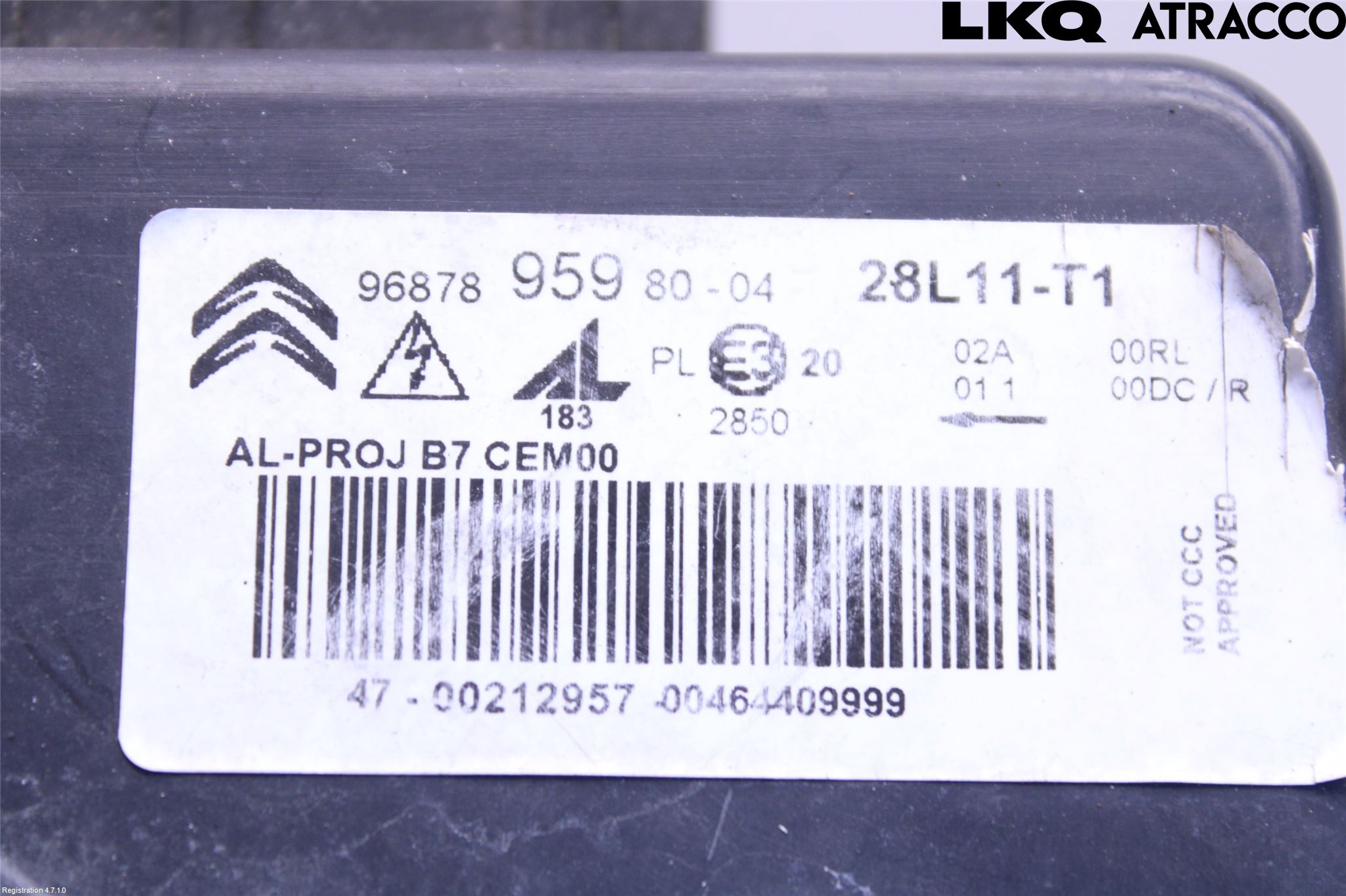 Citroen C4 II 11-18 Strålkastare Höger