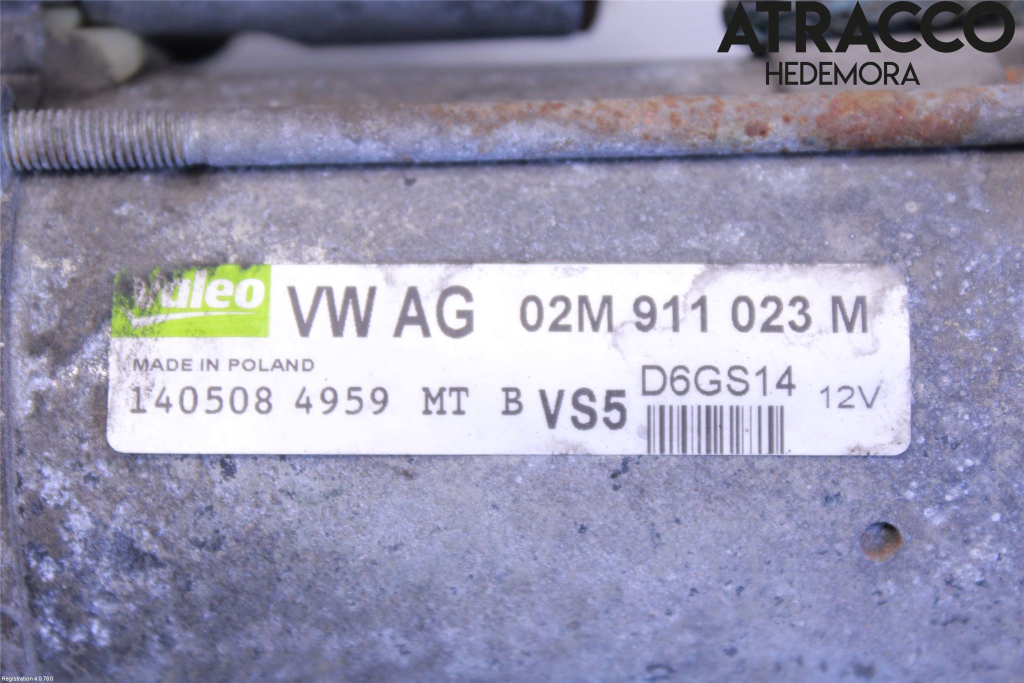 Volkswagen VW GOLF V 04-09 Startmotor