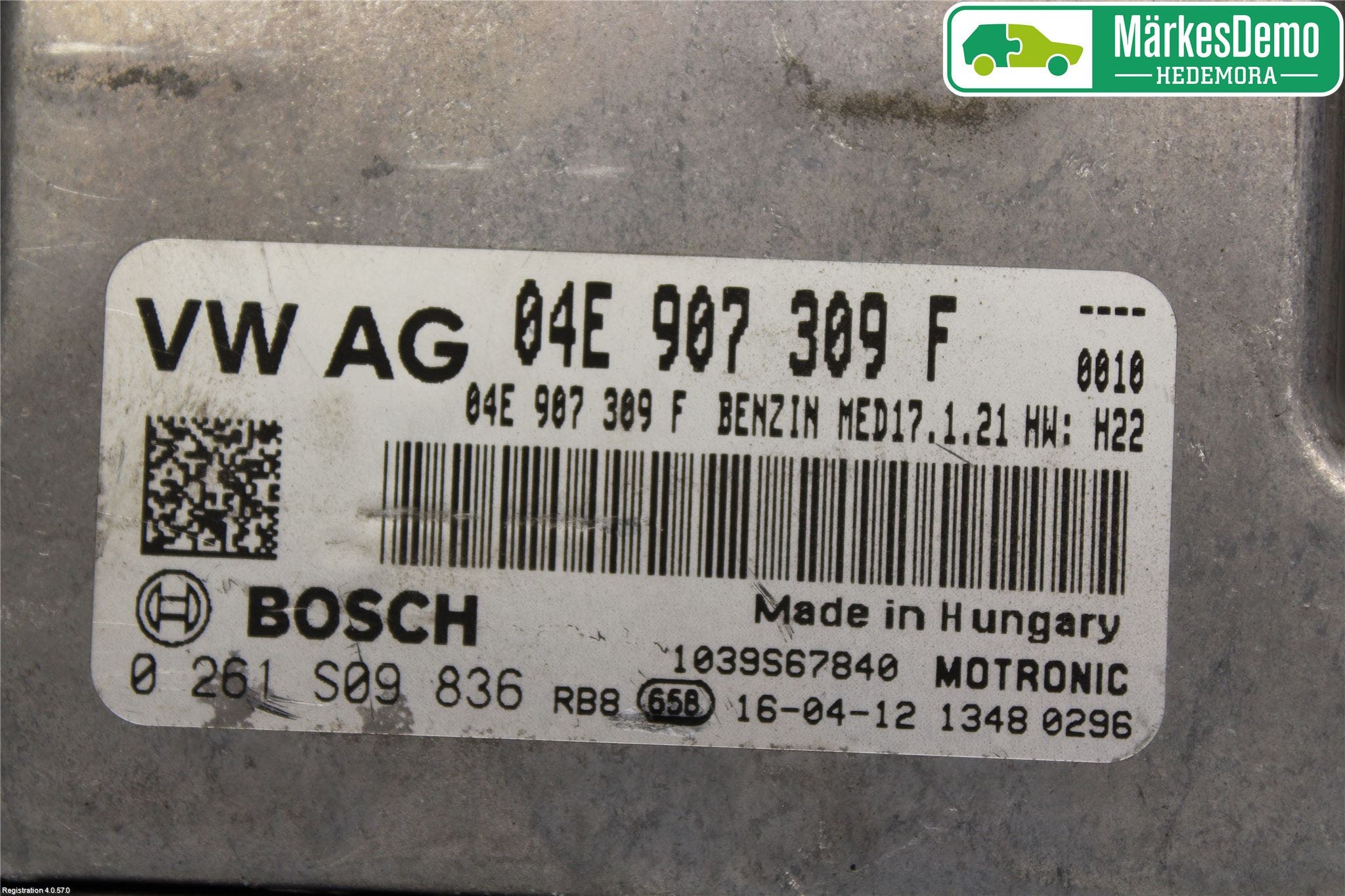 Volkswagen VW PASSAT 15-19 Styrenhet Insprut Bensin