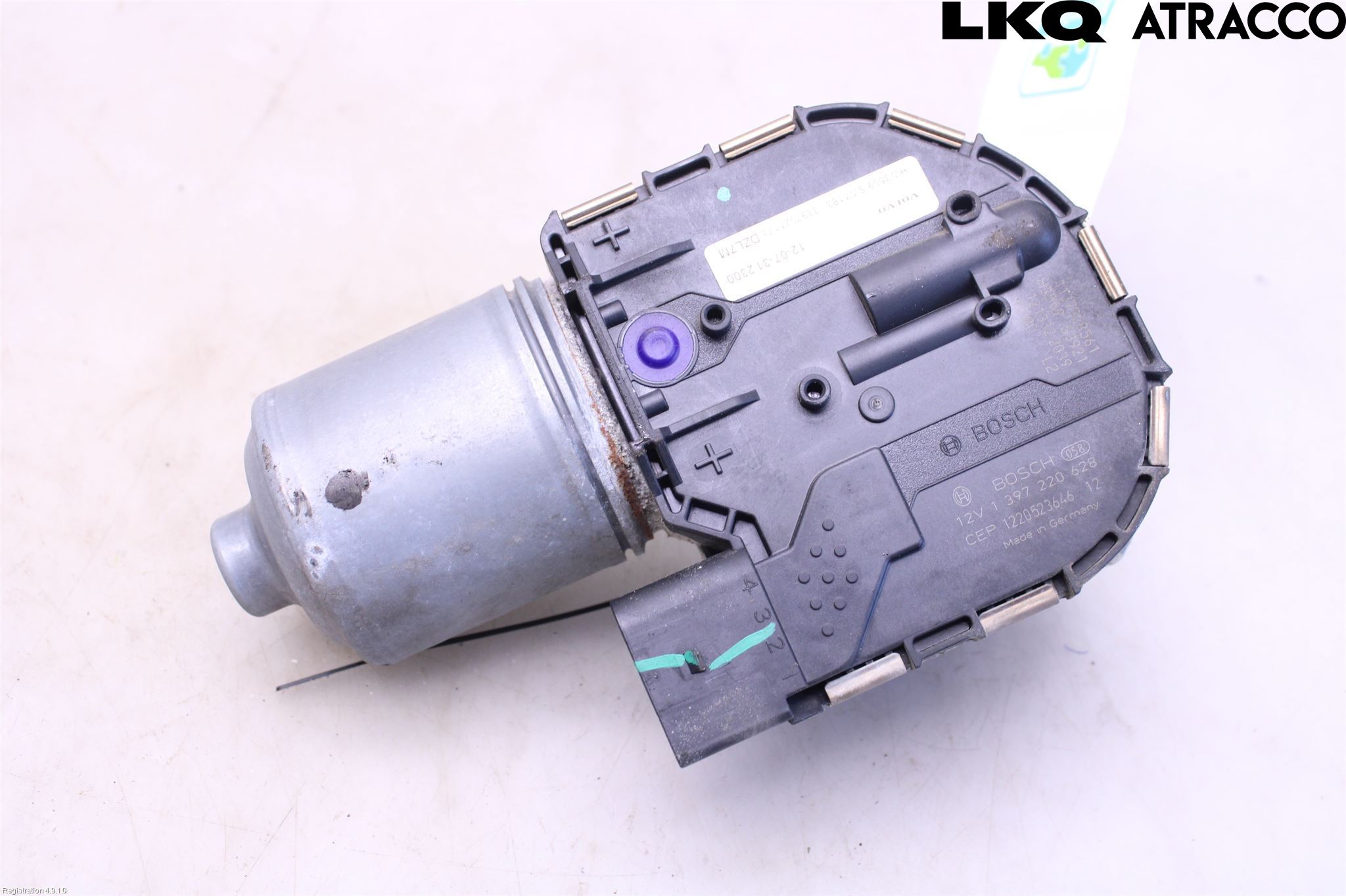 Volvo V60 11-13 Torkarmotor Vindruta