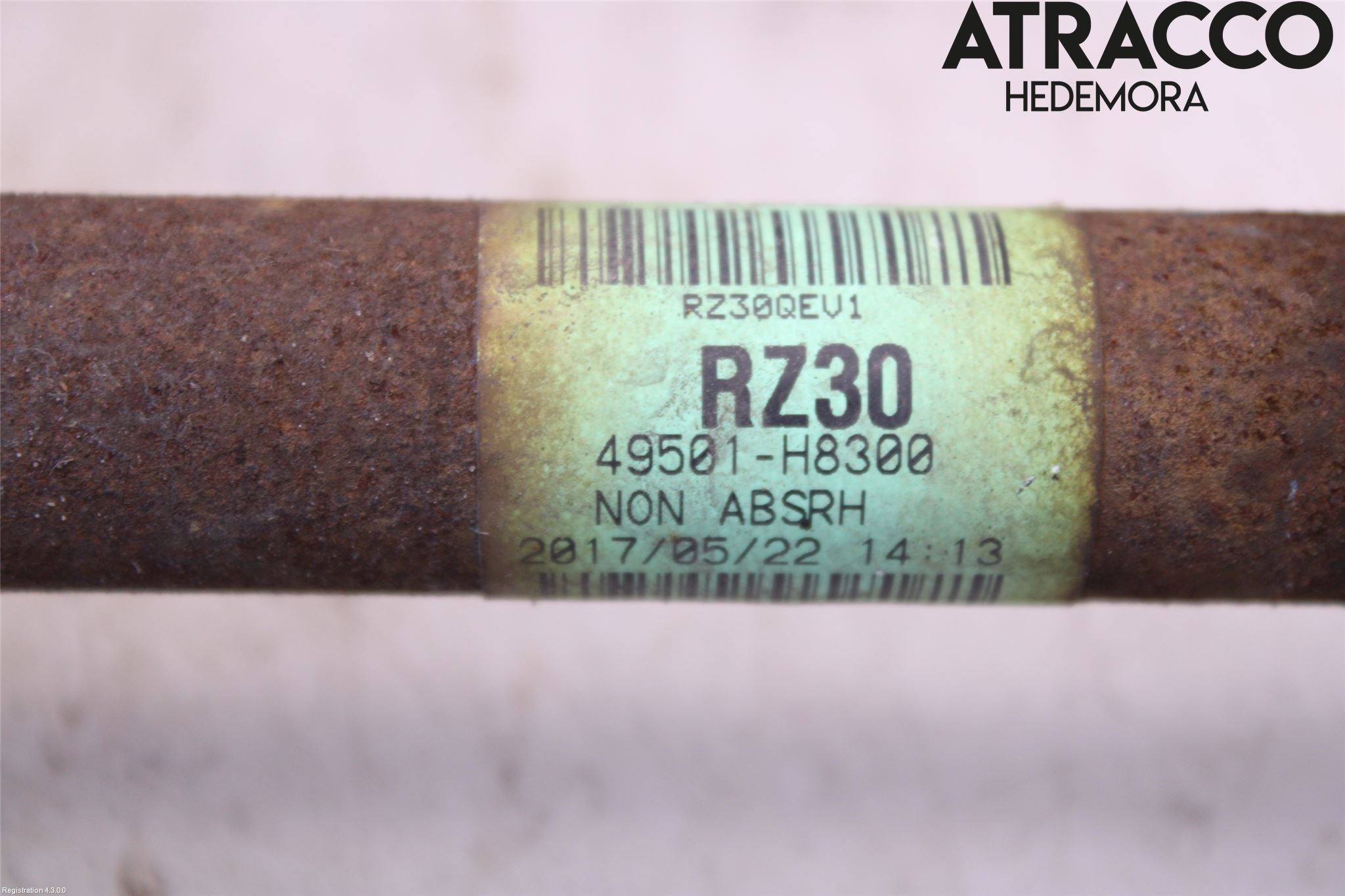 Kia RIO 17- Drivaxel Fram Höger