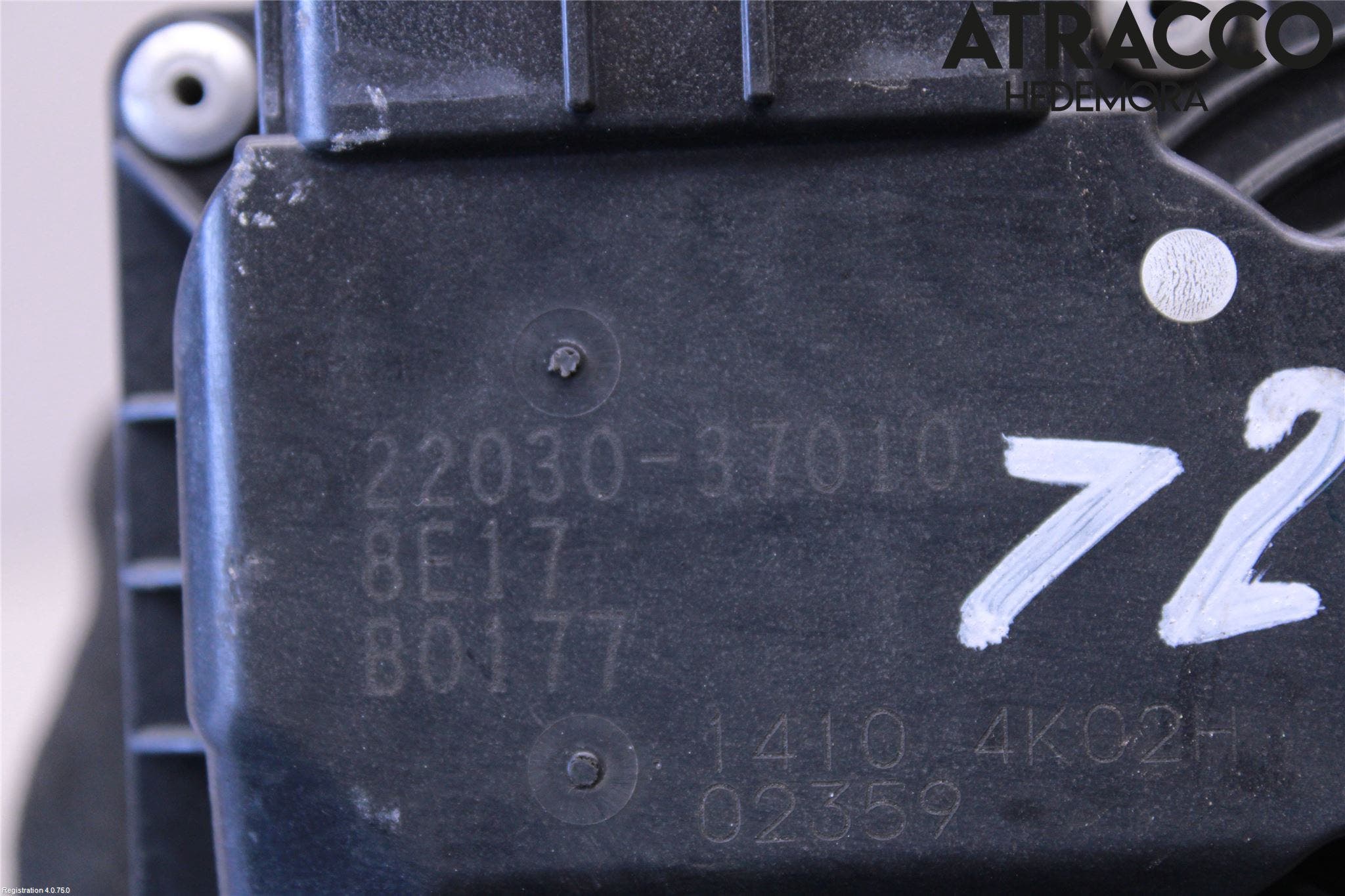 Toyota COROLLA 08-12 Injspjällhus