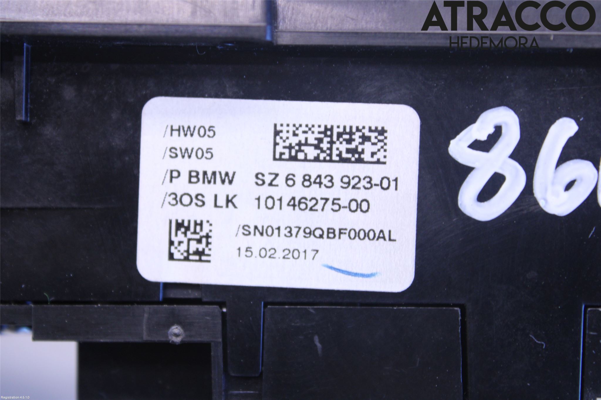 BMW 5 G30/G31/F90 17-23 Strömställare Växellåda
